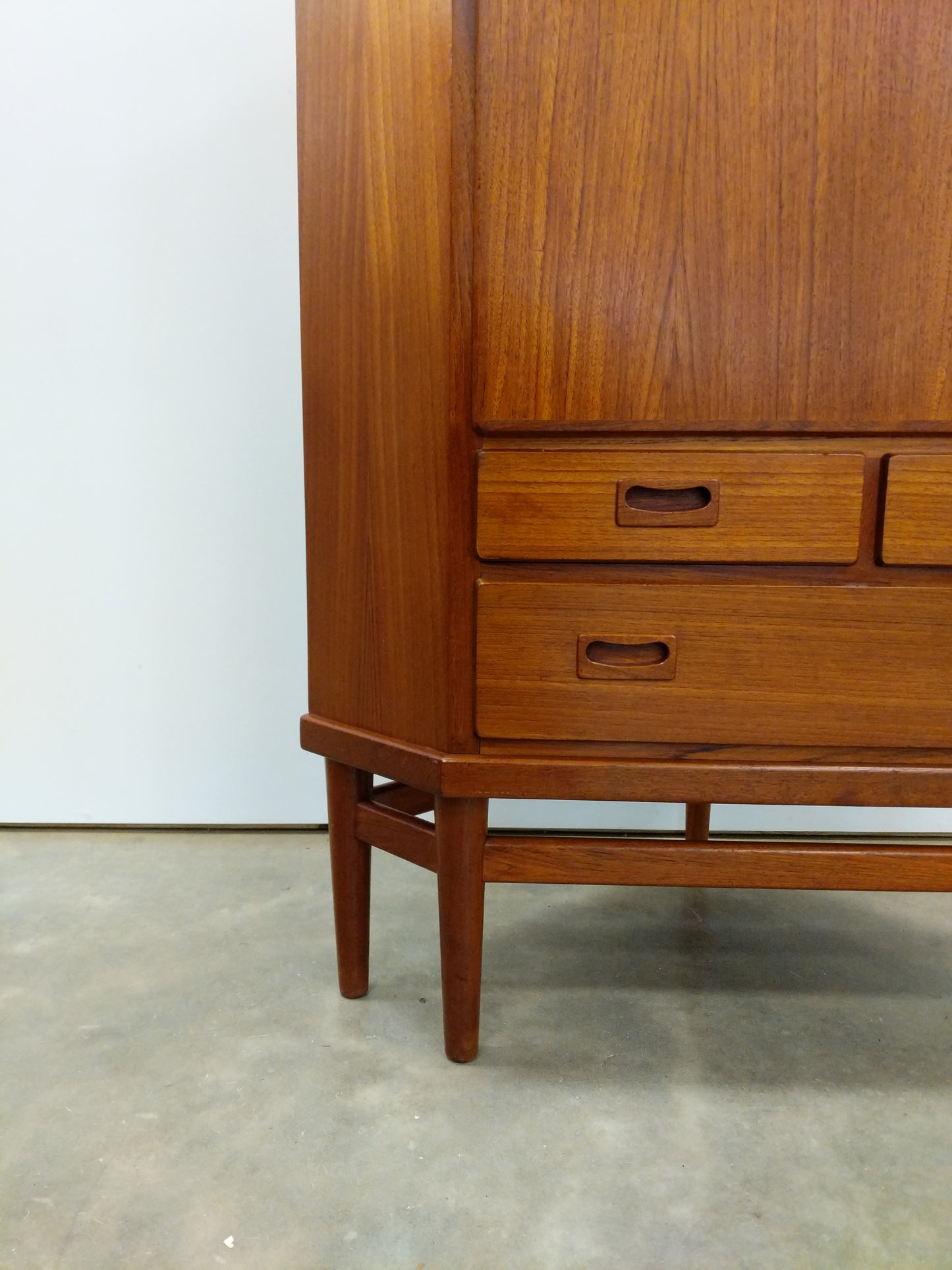Vintage Danish Modern Teak Corner Cabinet
