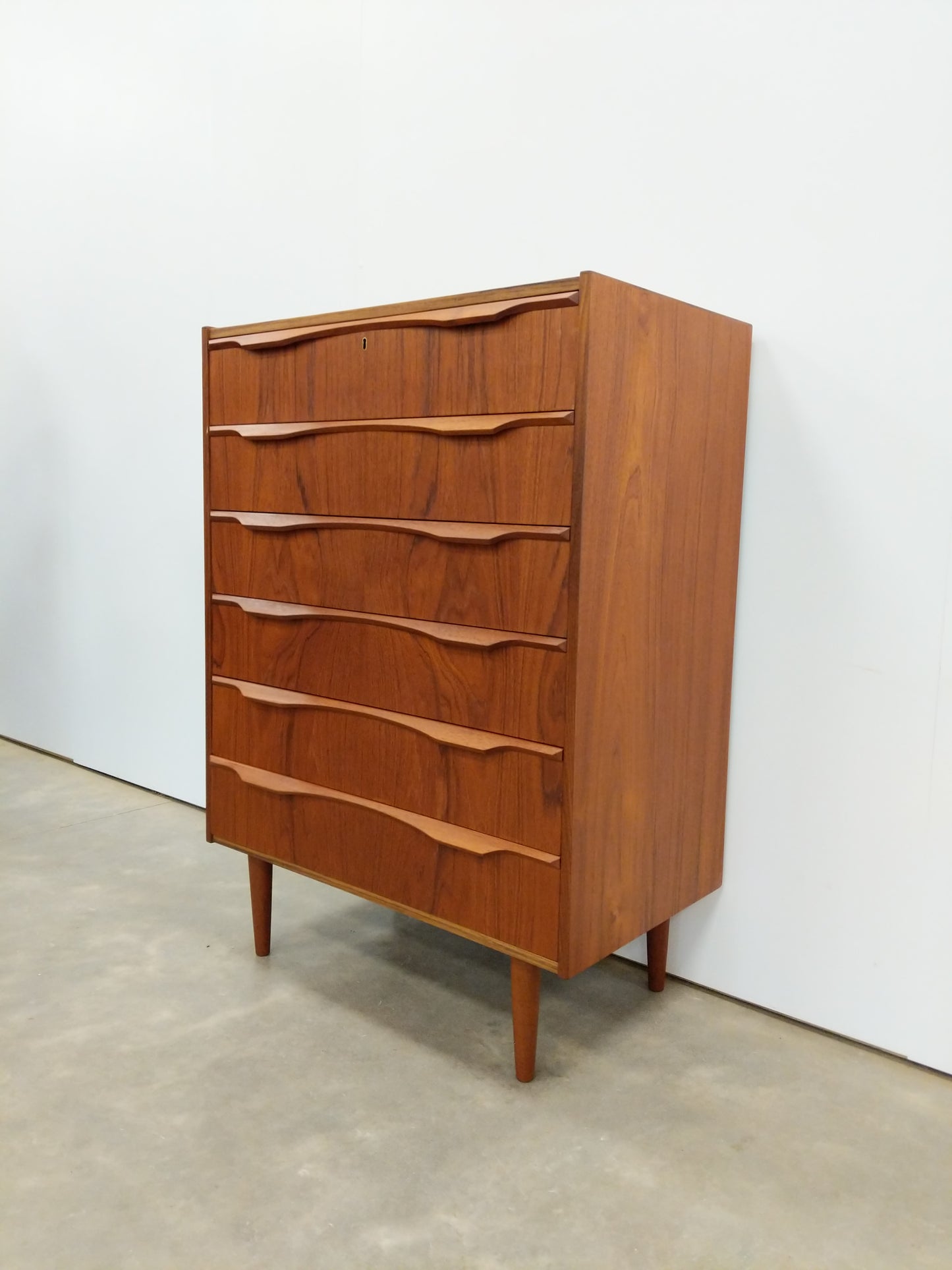 Vintage Danish Modern Teak Dresser by Ønskemøbler