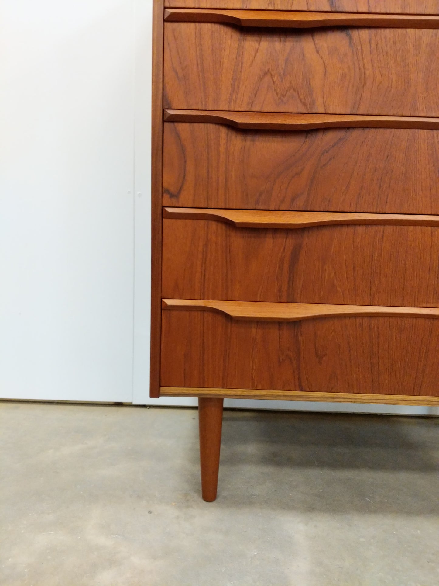 Vintage Danish Modern Teak Dresser by Ønskemøbler
