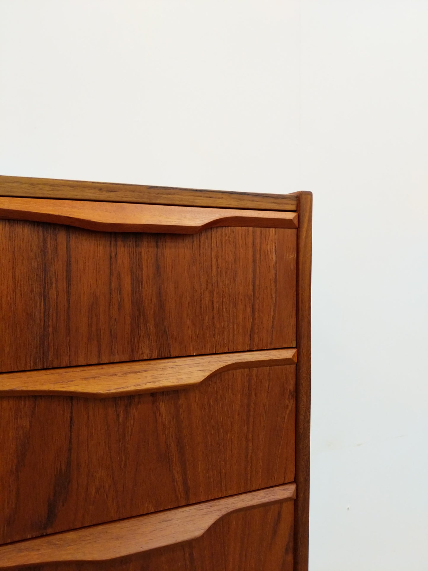 Vintage Danish Modern Teak Dresser by Ønskemøbler