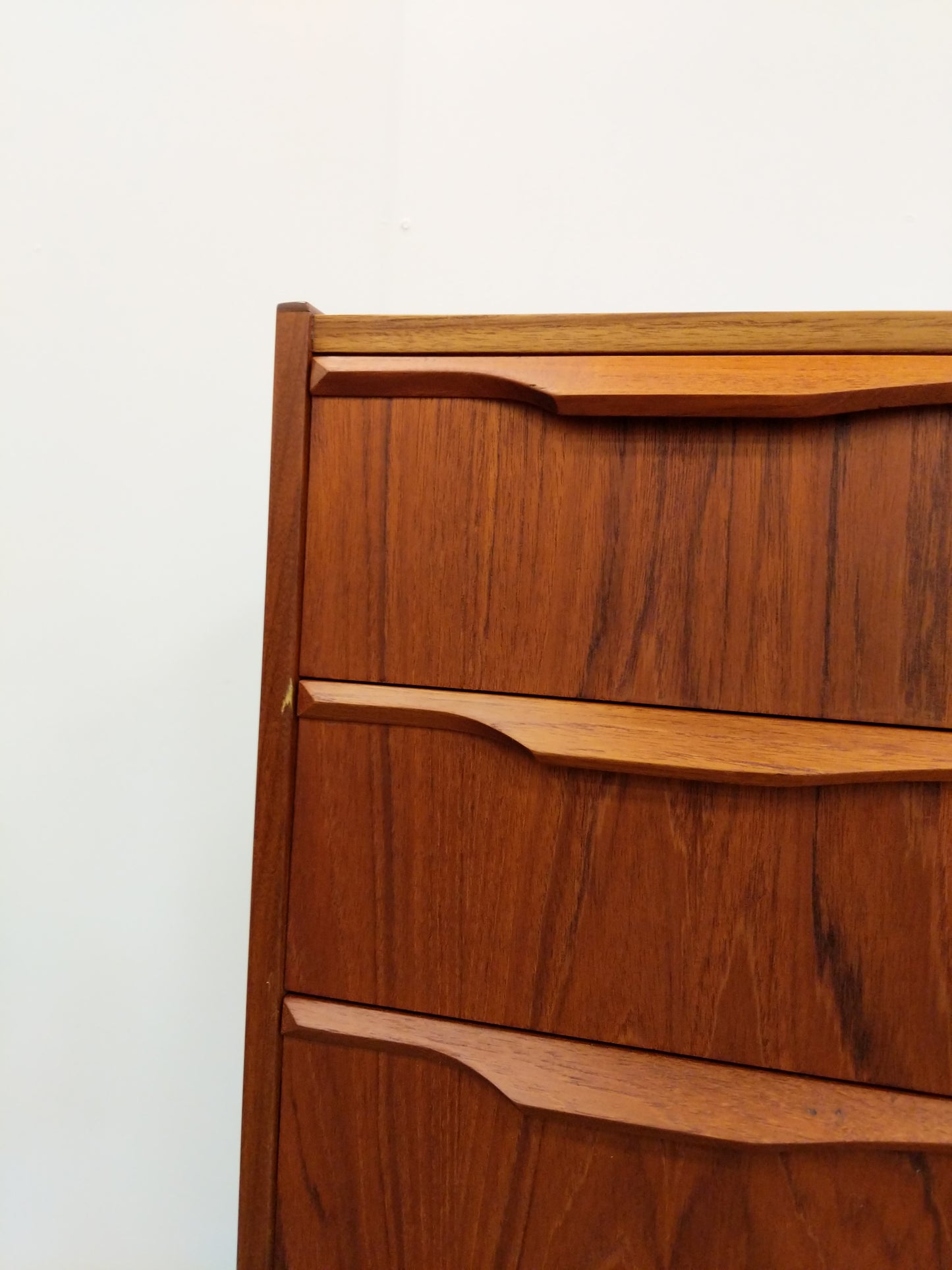 Vintage Danish Modern Teak Dresser by Ønskemøbler