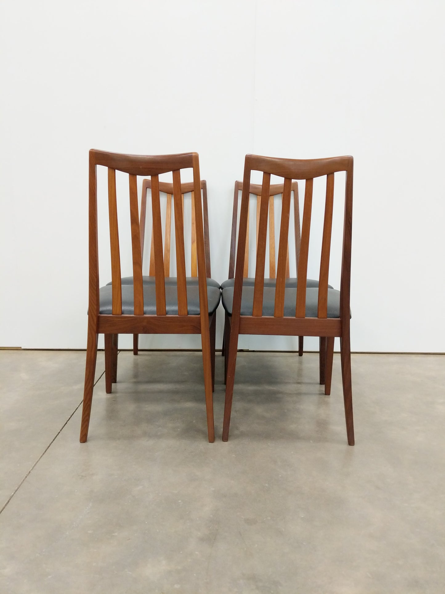 Set of 4 Vintage Mid Century Modern Dining Chairs by G Plan