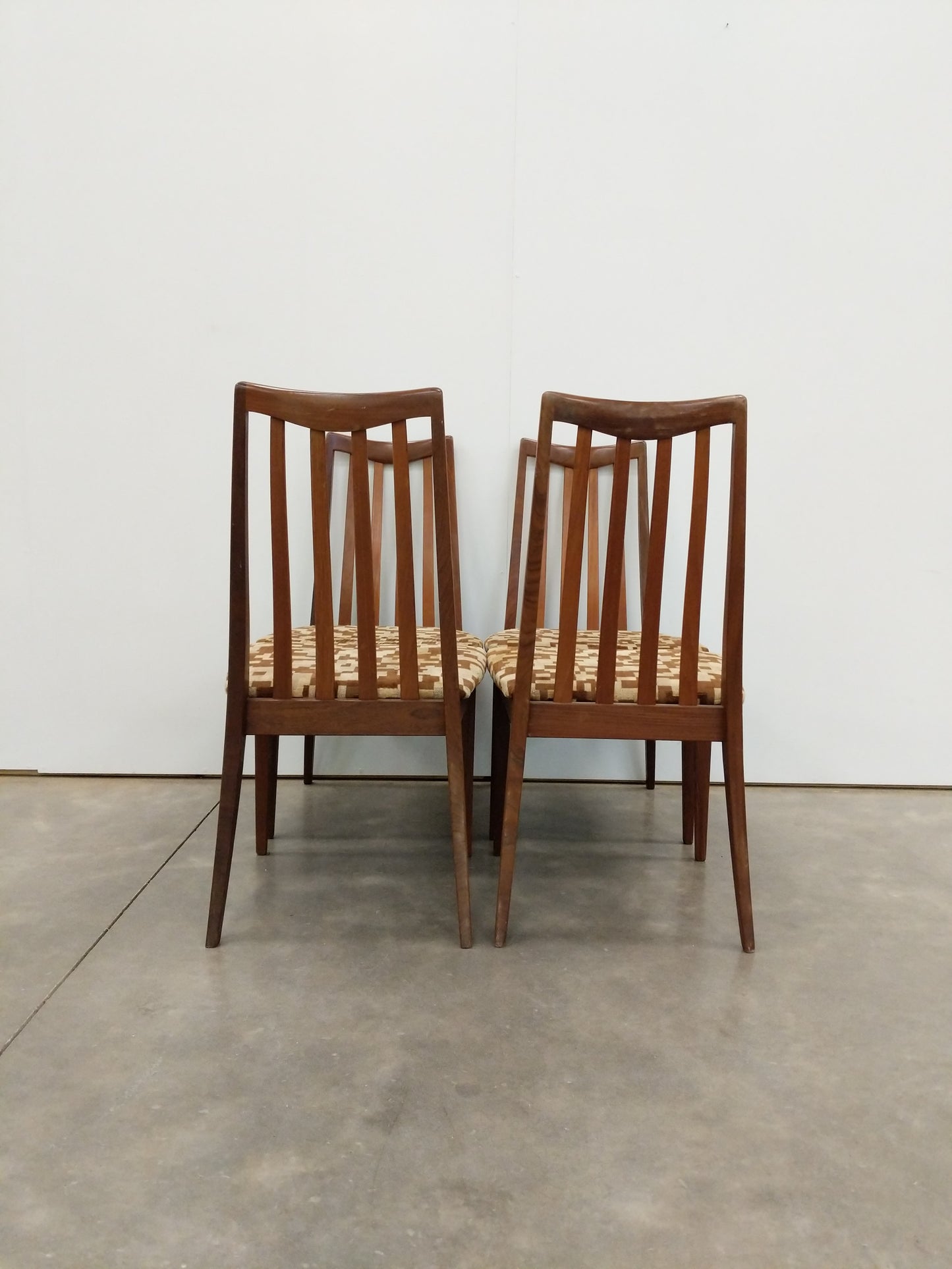 Set of 4 Vintage Mid Century Modern Dining Chairs by G Plan