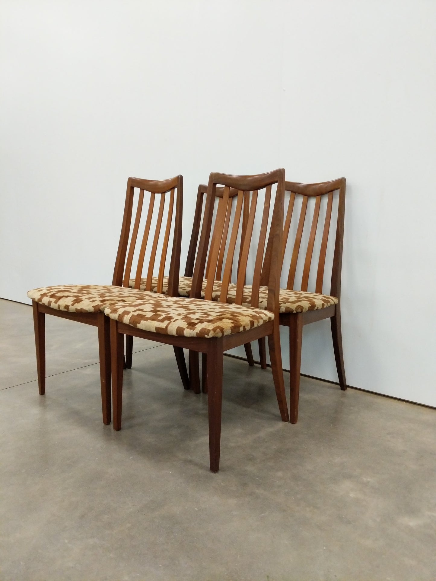 Set of 4 Vintage Mid Century Modern Dining Chairs by G Plan