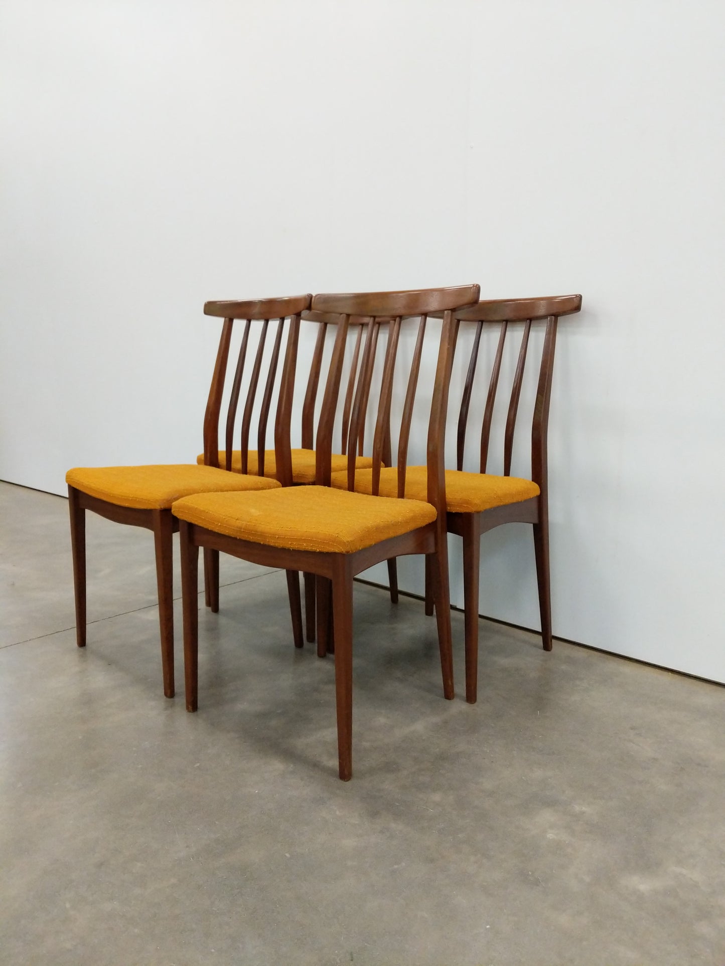 Set of 4 Vintage Mid Century Modern Dining Chairs by Younger