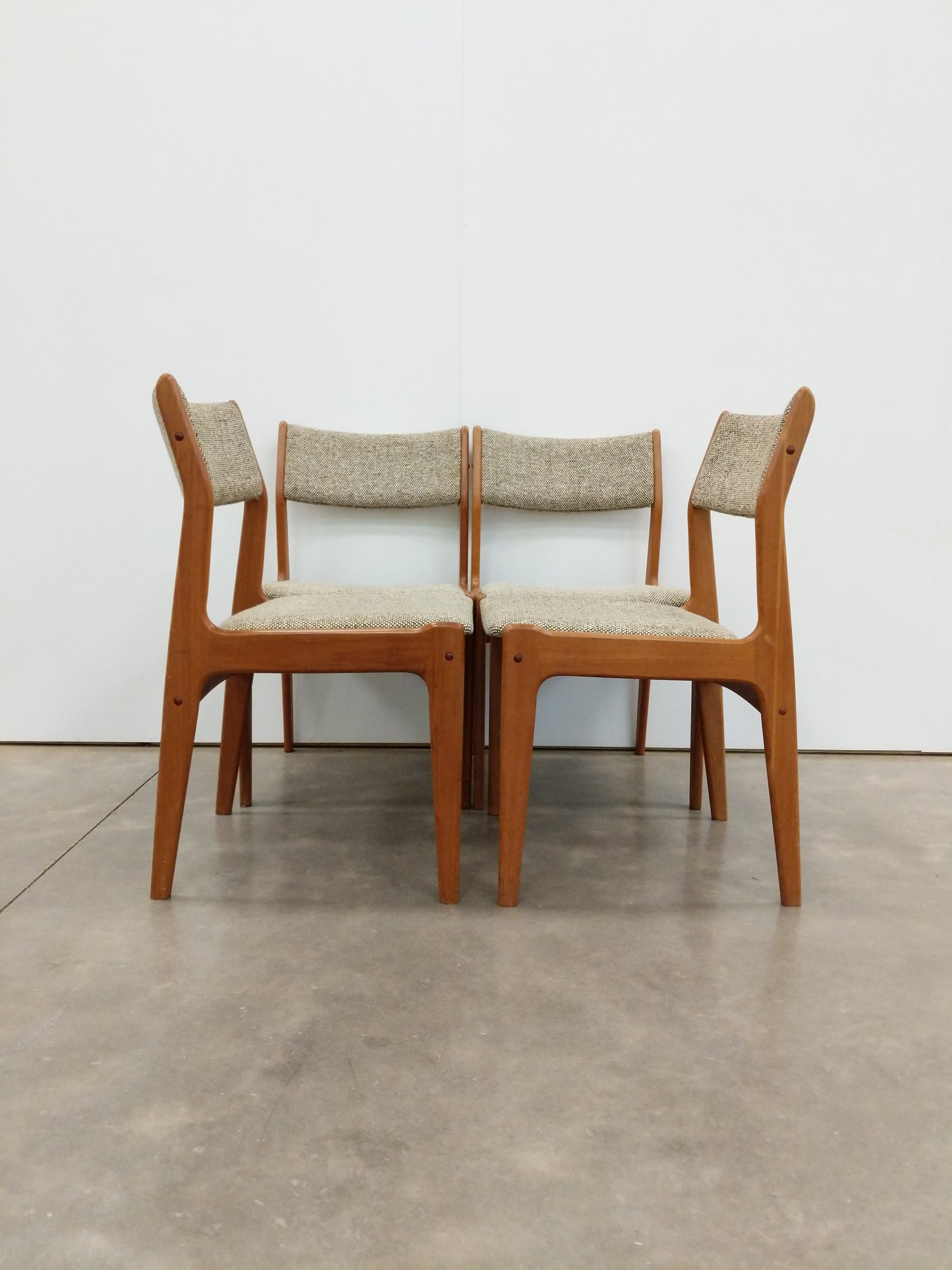 RESERVED - Set of 4 Vintage Danish Modern Dining Chairs