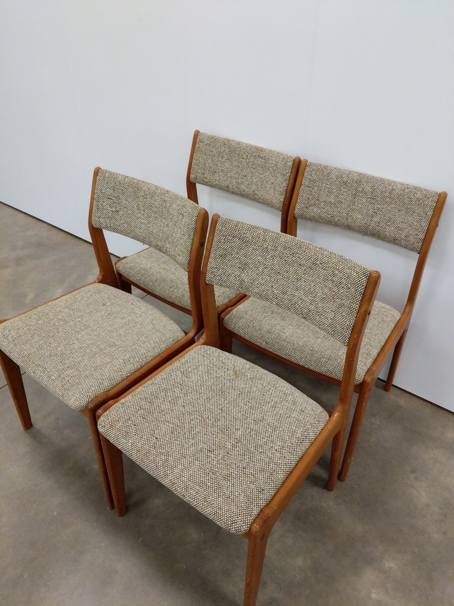 RESERVED - Set of 4 Vintage Danish Modern Dining Chairs