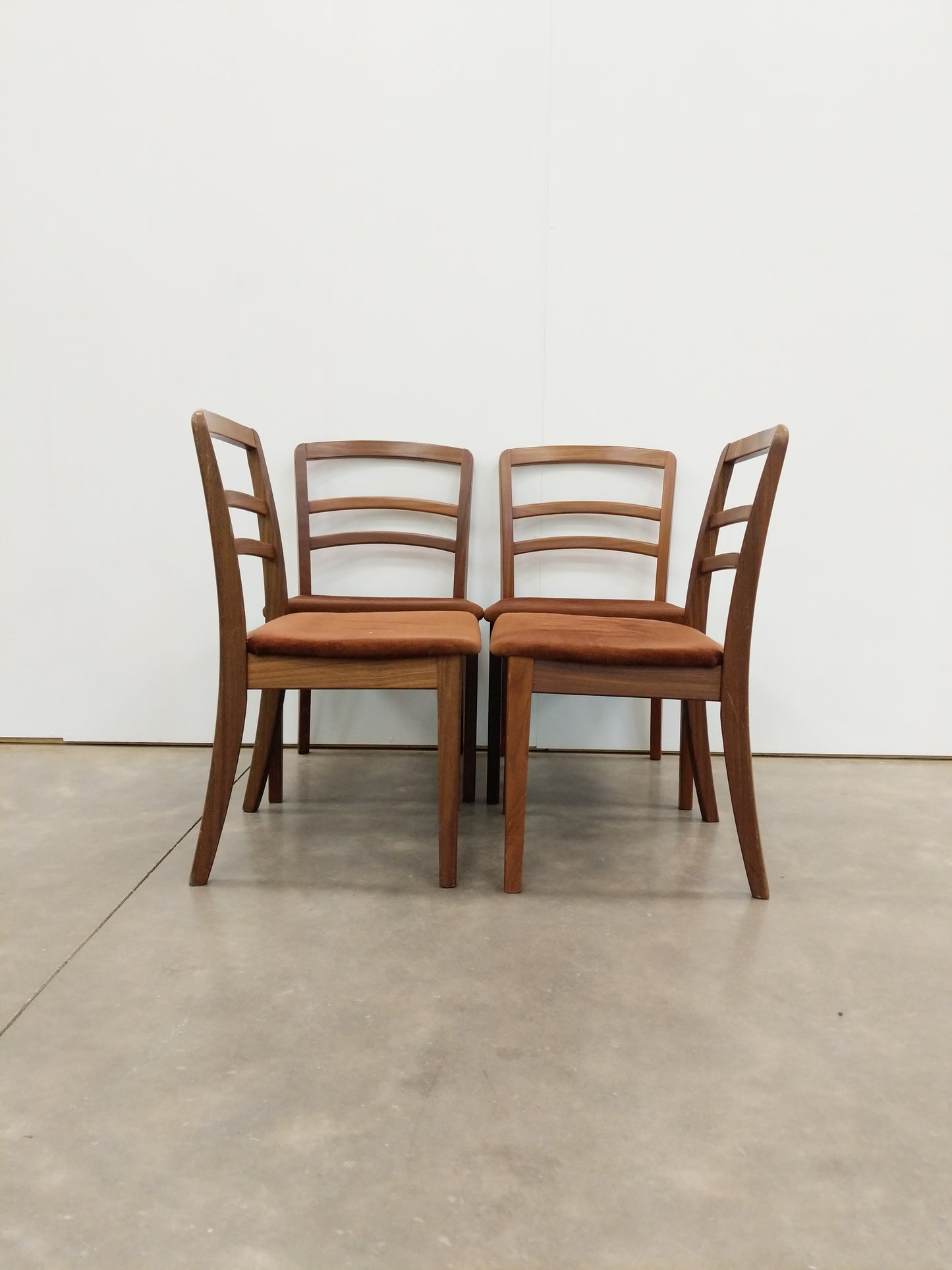 Set of 4 Vintage Mid Century Modern Dining Chairs by G Plan