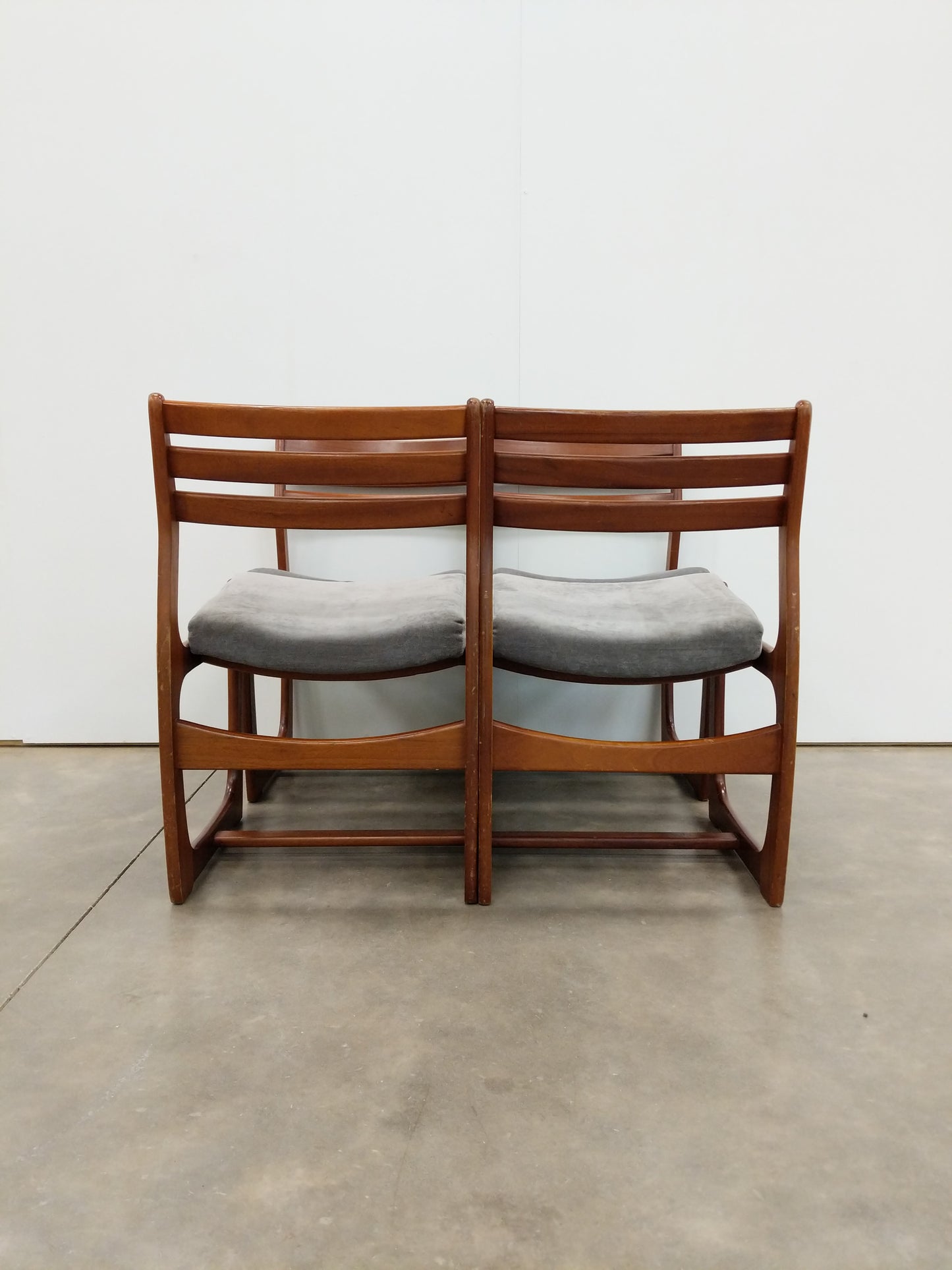 Set of 4 Vintage Mid Century Modern Dining Chairs by Portwood