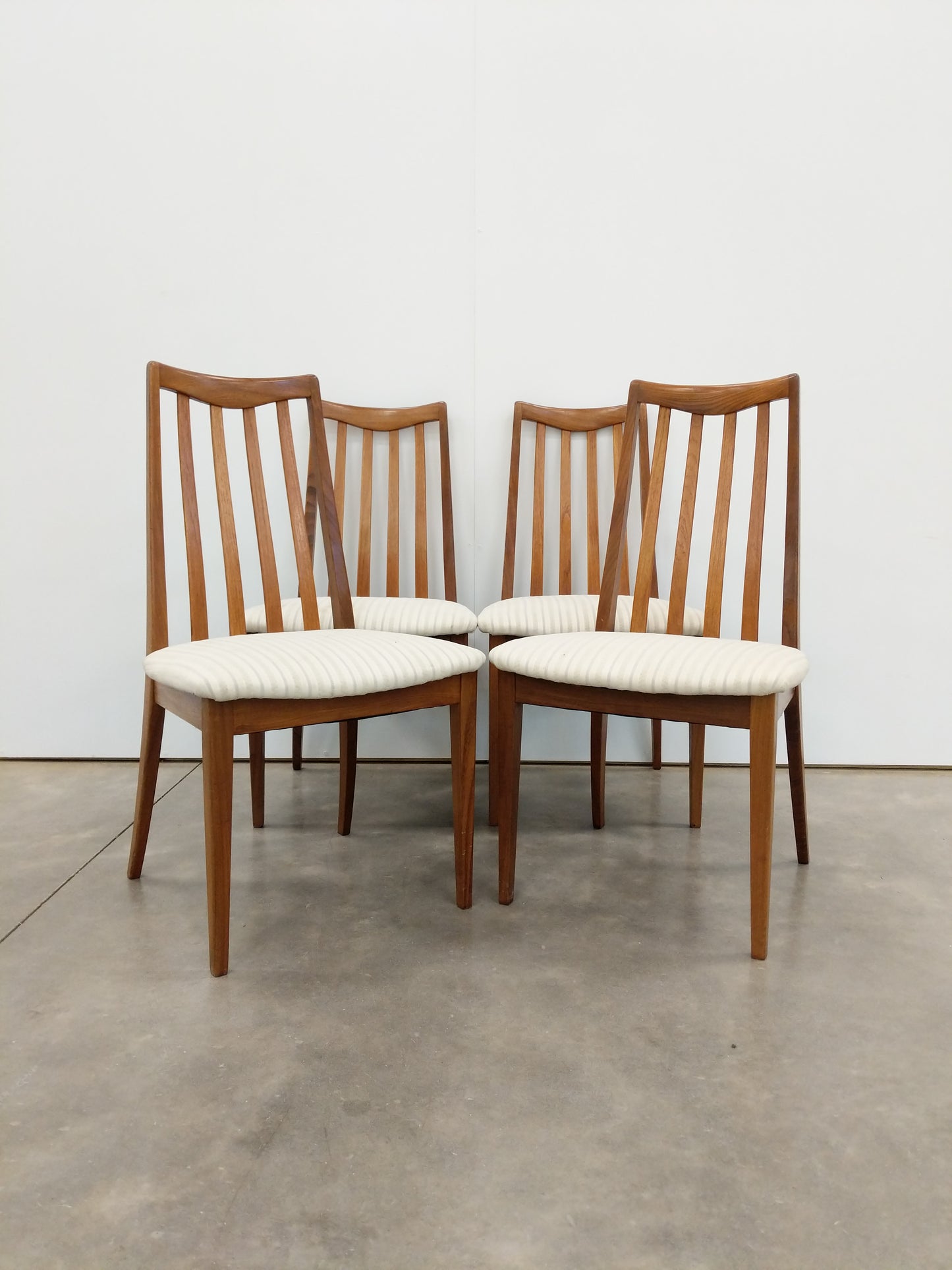 Set of 4 Vintage Mid Century Modern Dining Chairs by G Plan