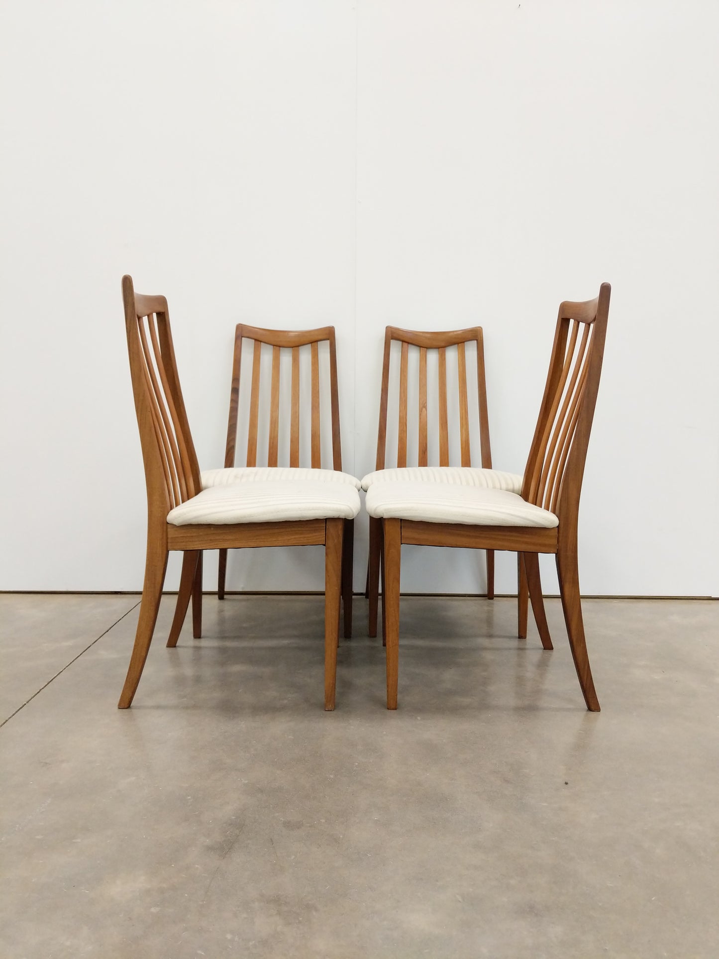 Set of 4 Vintage Mid Century Modern Dining Chairs by G Plan