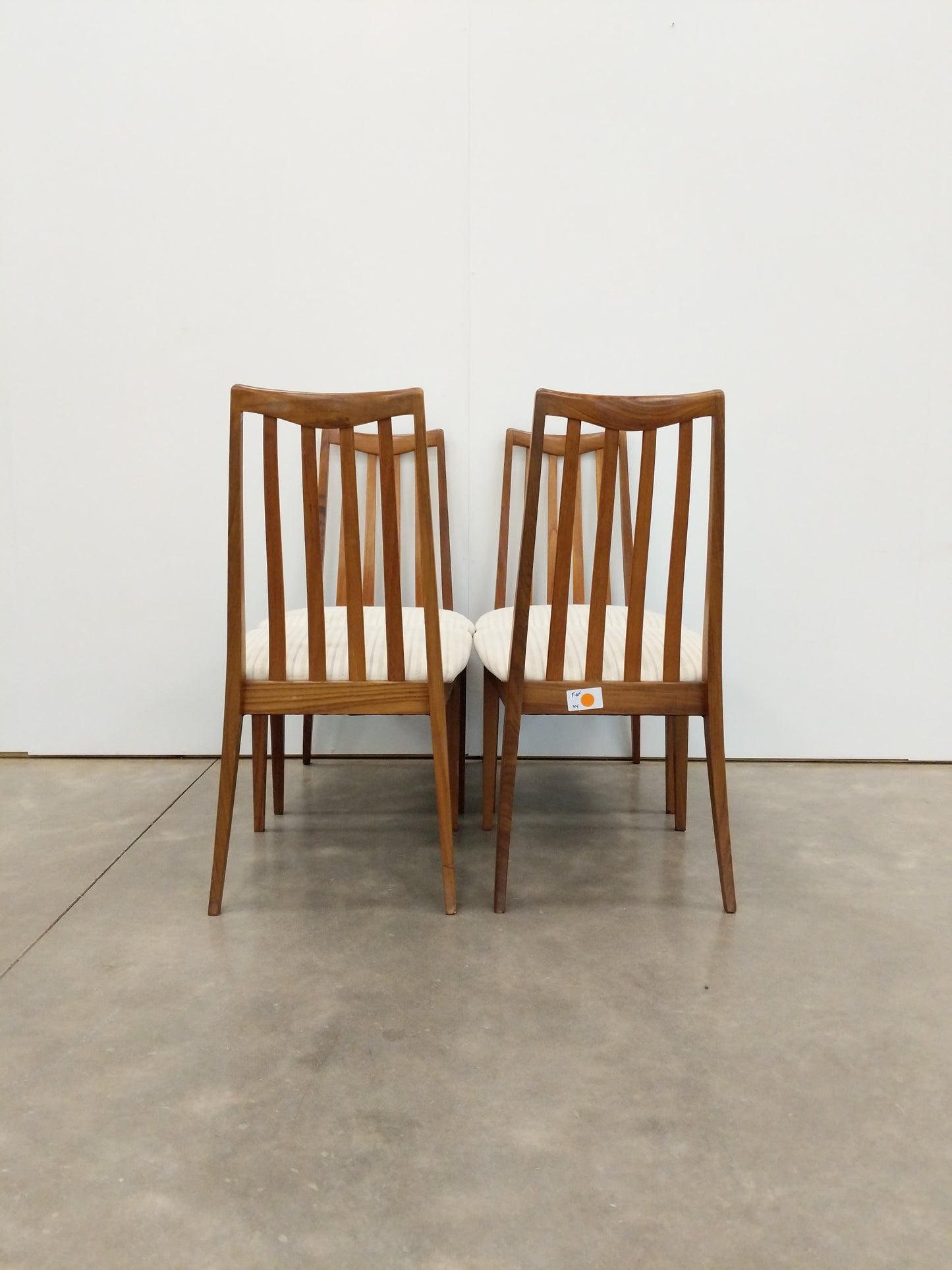Set of 4 Vintage Mid Century Modern Dining Chairs by G Plan