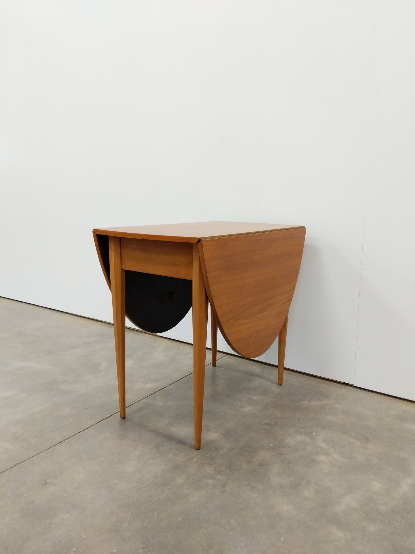 Vintage Mid Century Modern Teak Gate Leg Dining Table