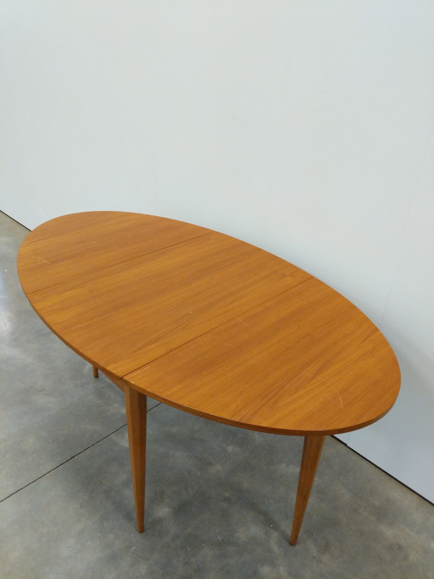 Vintage Mid Century Modern Teak Gate Leg Dining Table