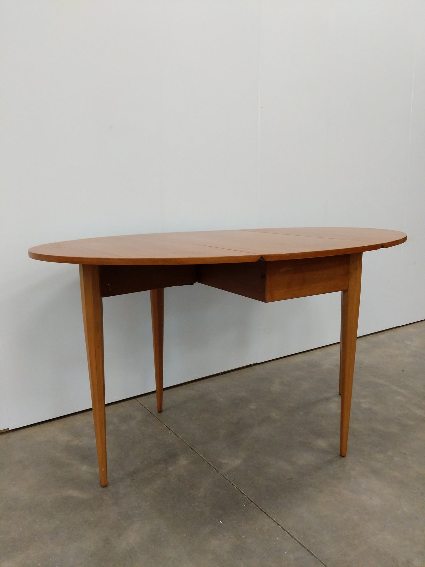 Vintage Mid Century Modern Teak Gate Leg Dining Table