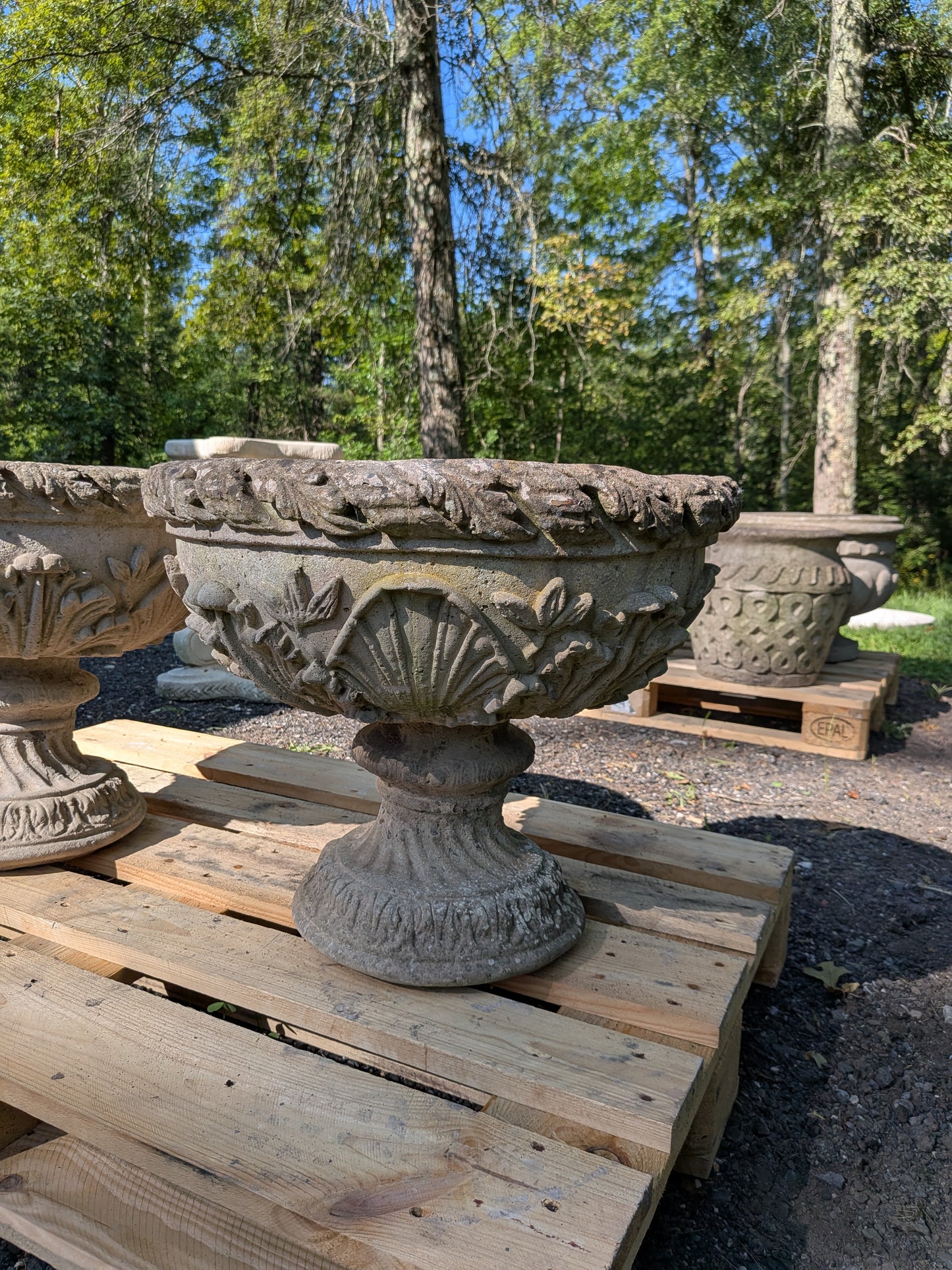 Pair of British Cast Stone / Jardinieres