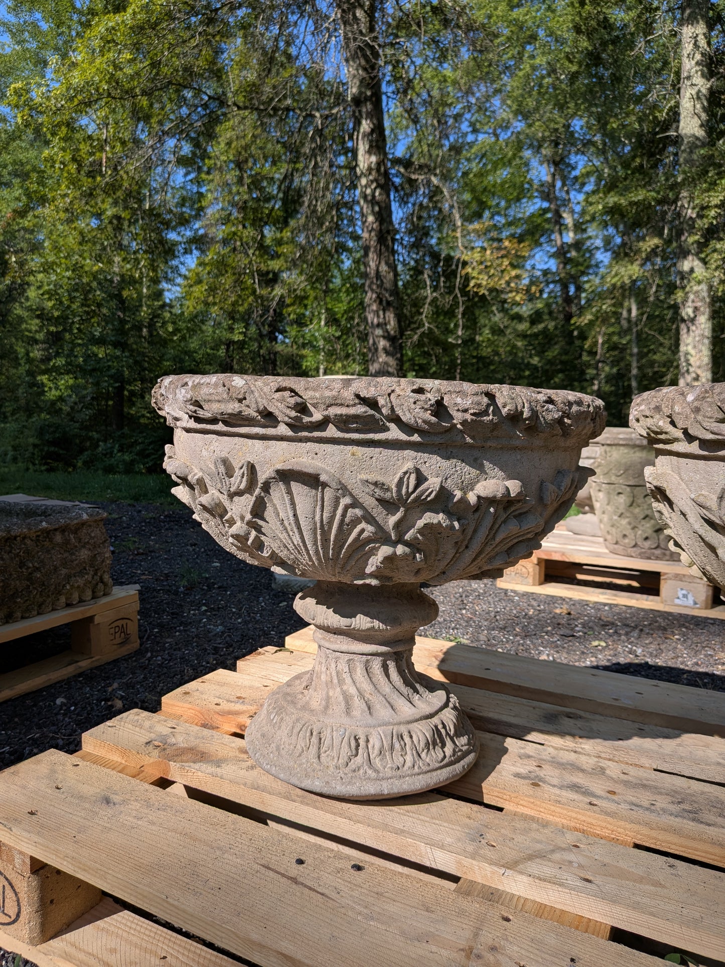 Pair of British Cast Stone / Jardinieres