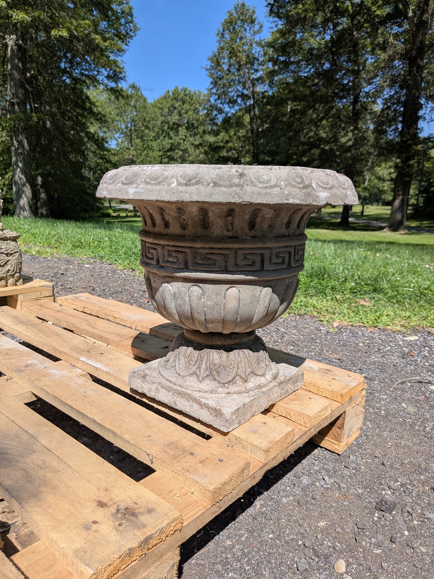 British Cast Stone Planter / Jardiniere