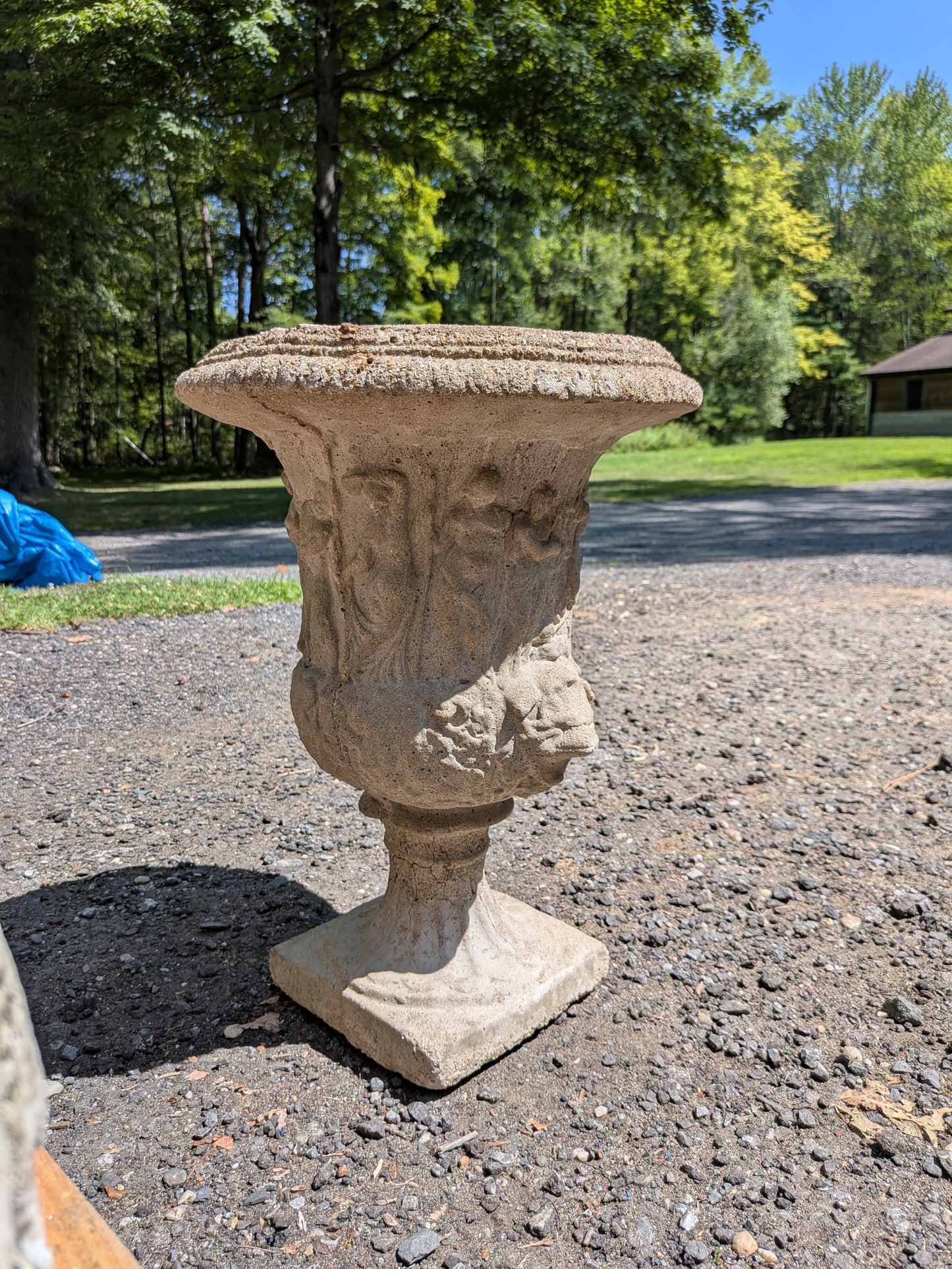 British Cast Stone Planter / Urn / Jardiniere