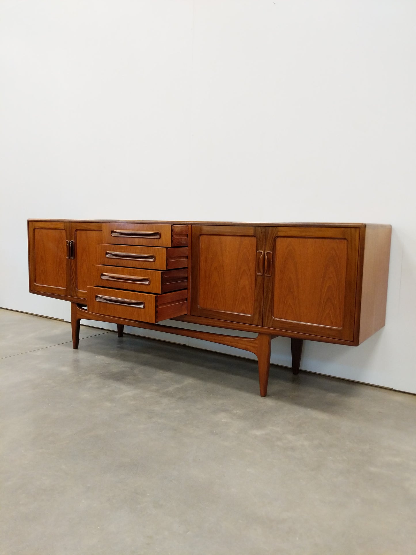 Vintage Mid Century Modern Teak Credenza by G Plan