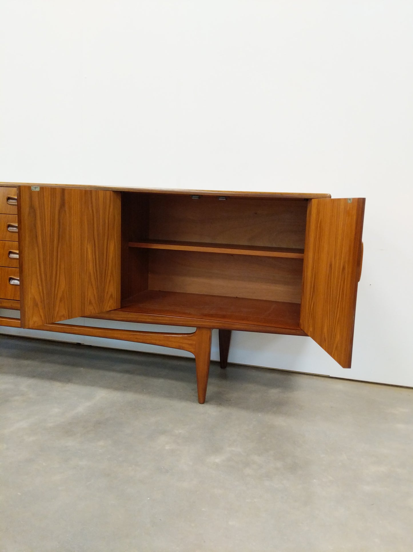 Vintage Mid Century Modern Teak Credenza by G Plan