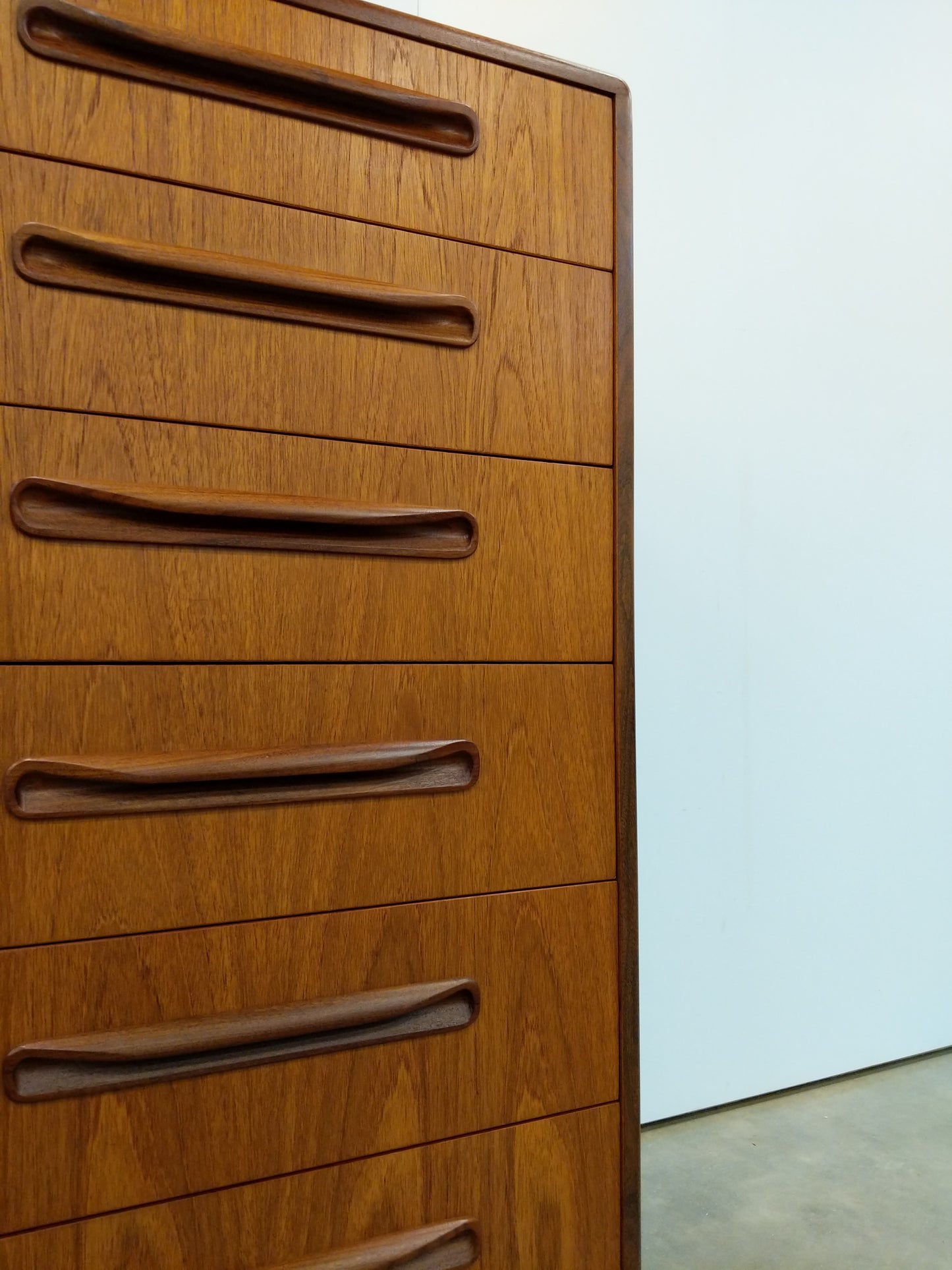 Vintage Mid Century Modern Teak Dresser by G Plan