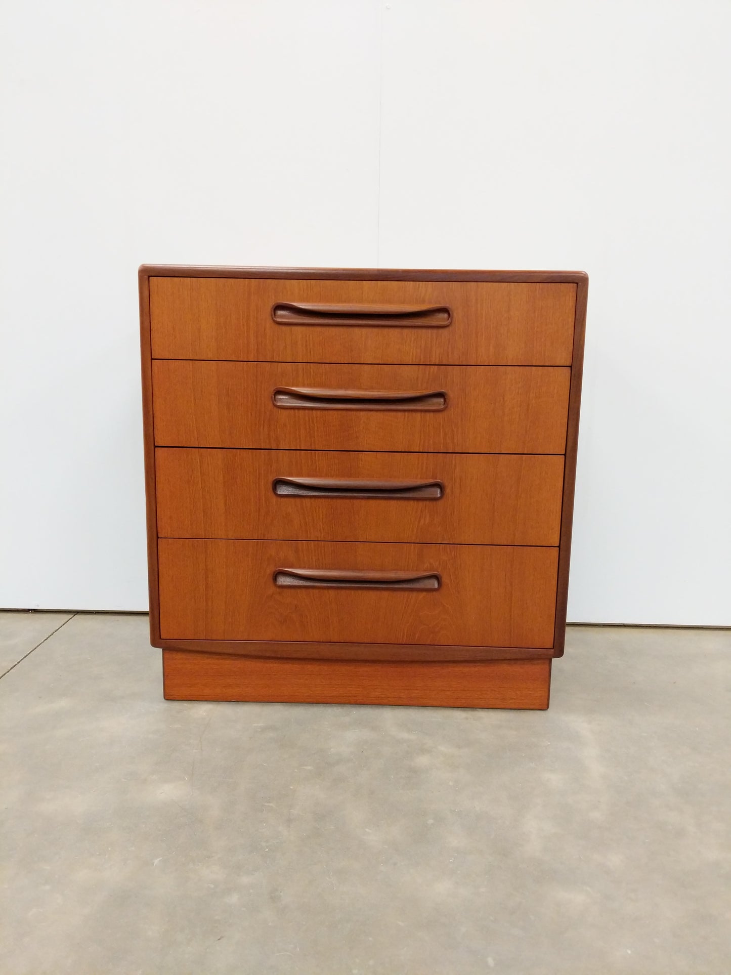 Vintage Mid Century Modern Teak Low Dresser by G Plan