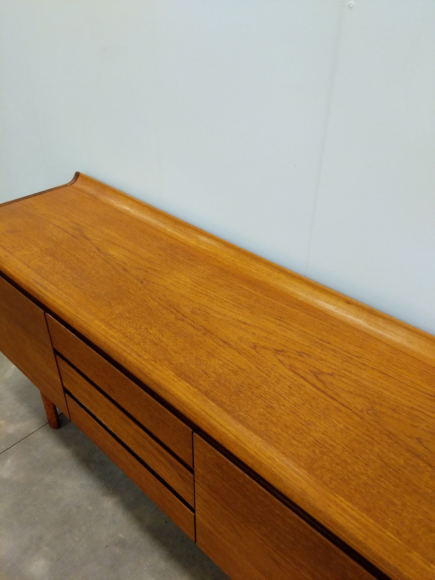 Vintage Mid Century Modern Teak Credenza by White and Newton
