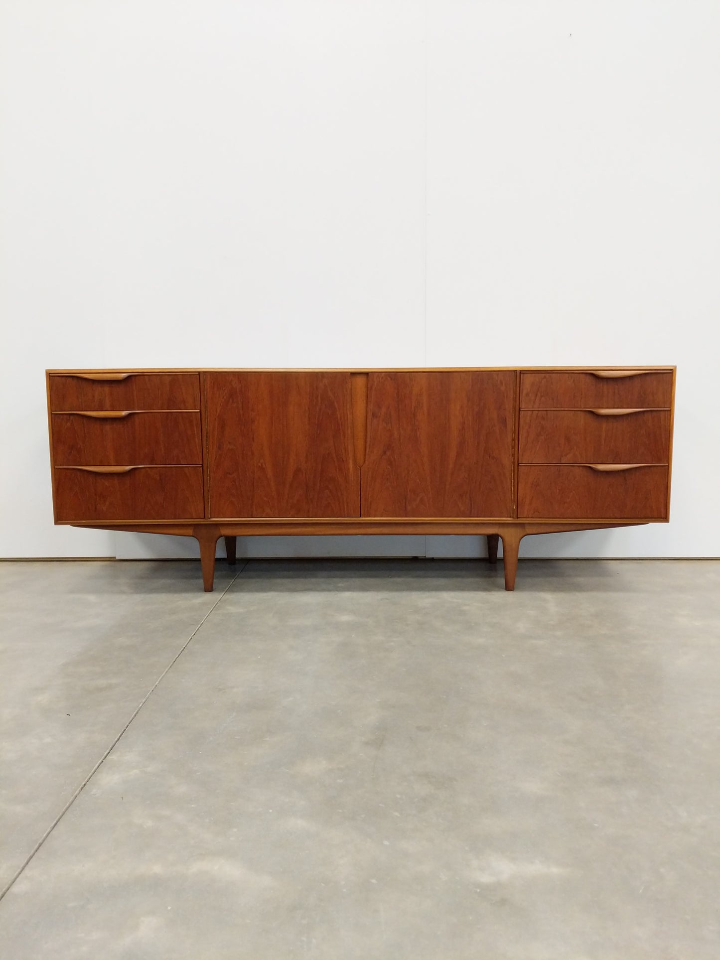 Vintage Mid Century Modern Teak Credenza by McIntosh