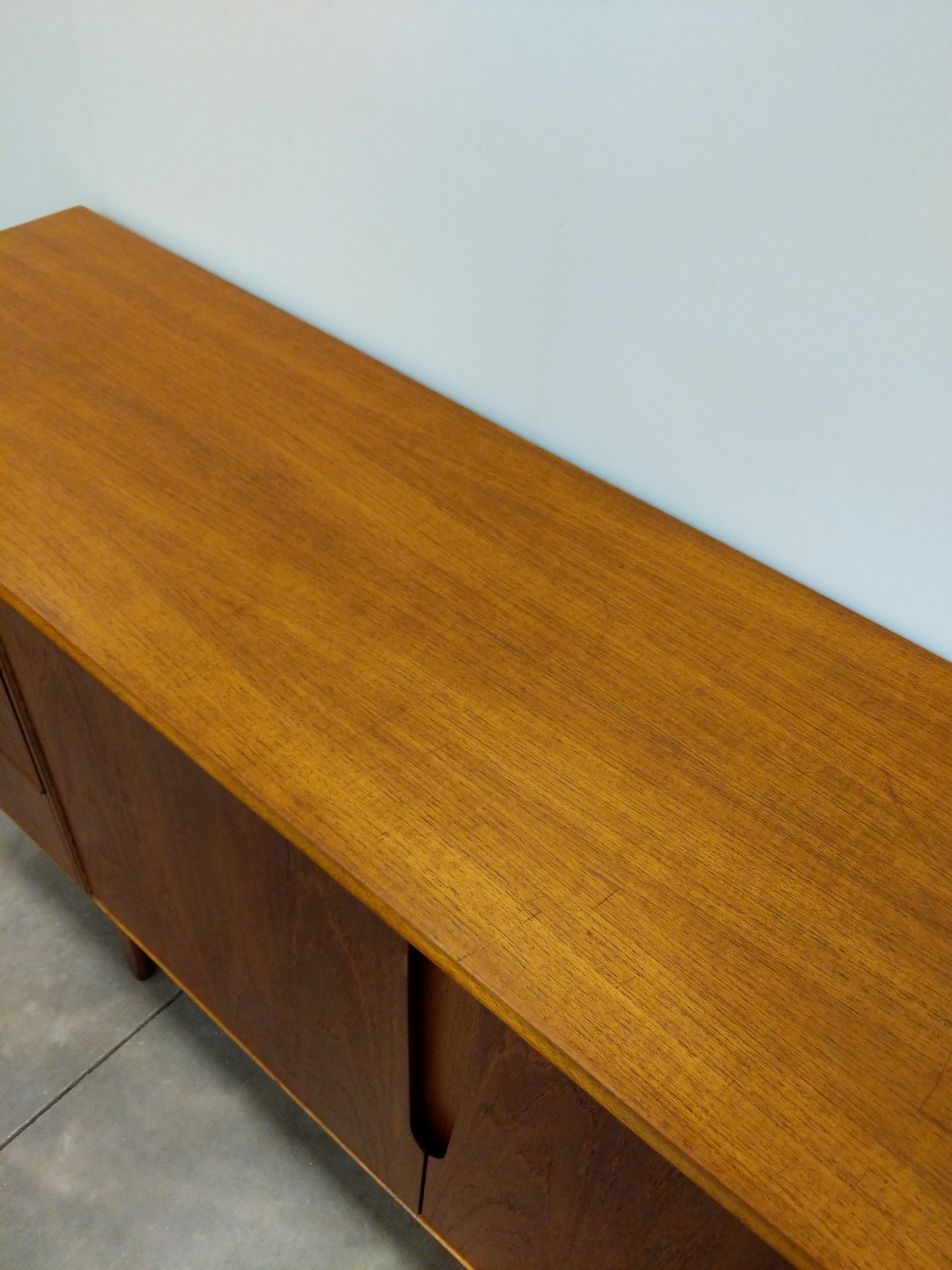 Vintage Mid Century Modern Teak Credenza by McIntosh