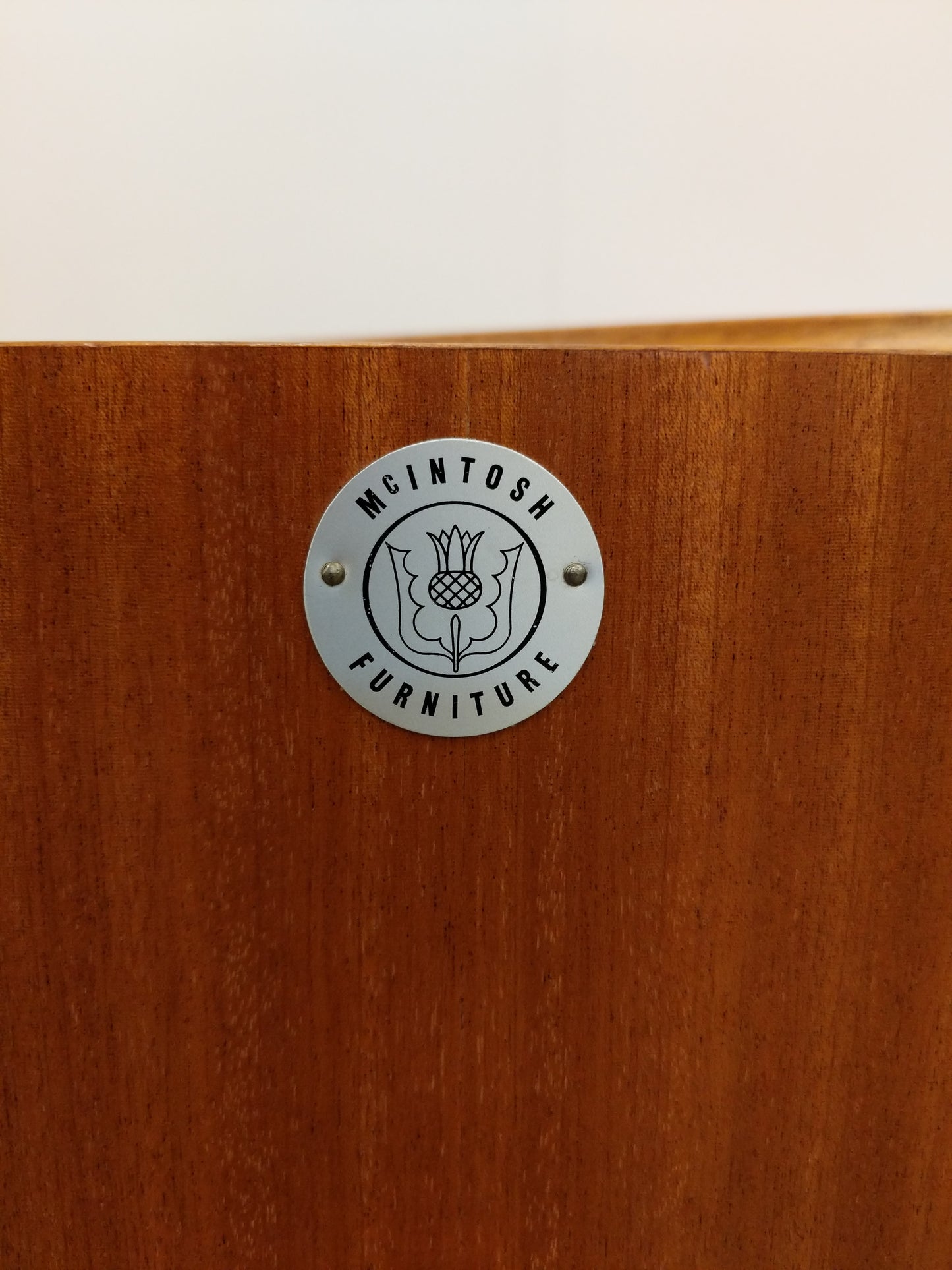 Vintage Mid Century Modern Teak Credenza by McIntosh