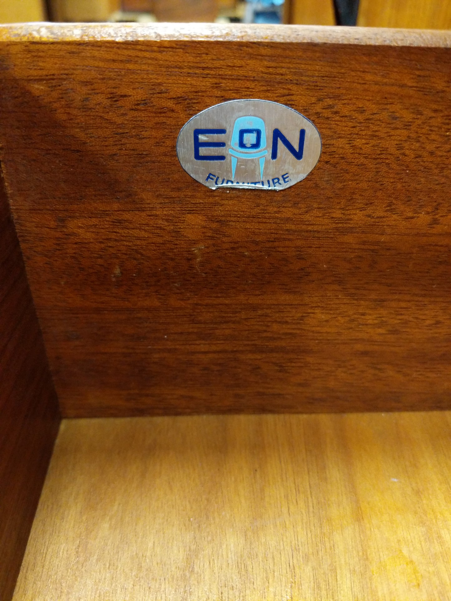 Vintage Mid Century Modern Teak Credenza by Elliotts of Newbury