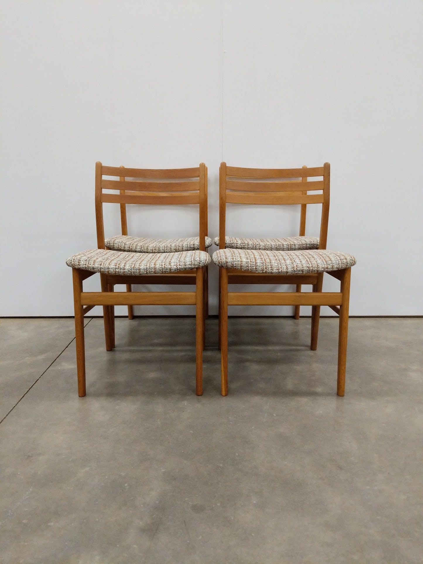 Set of 4 Vintage Danish Modern Dining Chairs by Sax Møbler