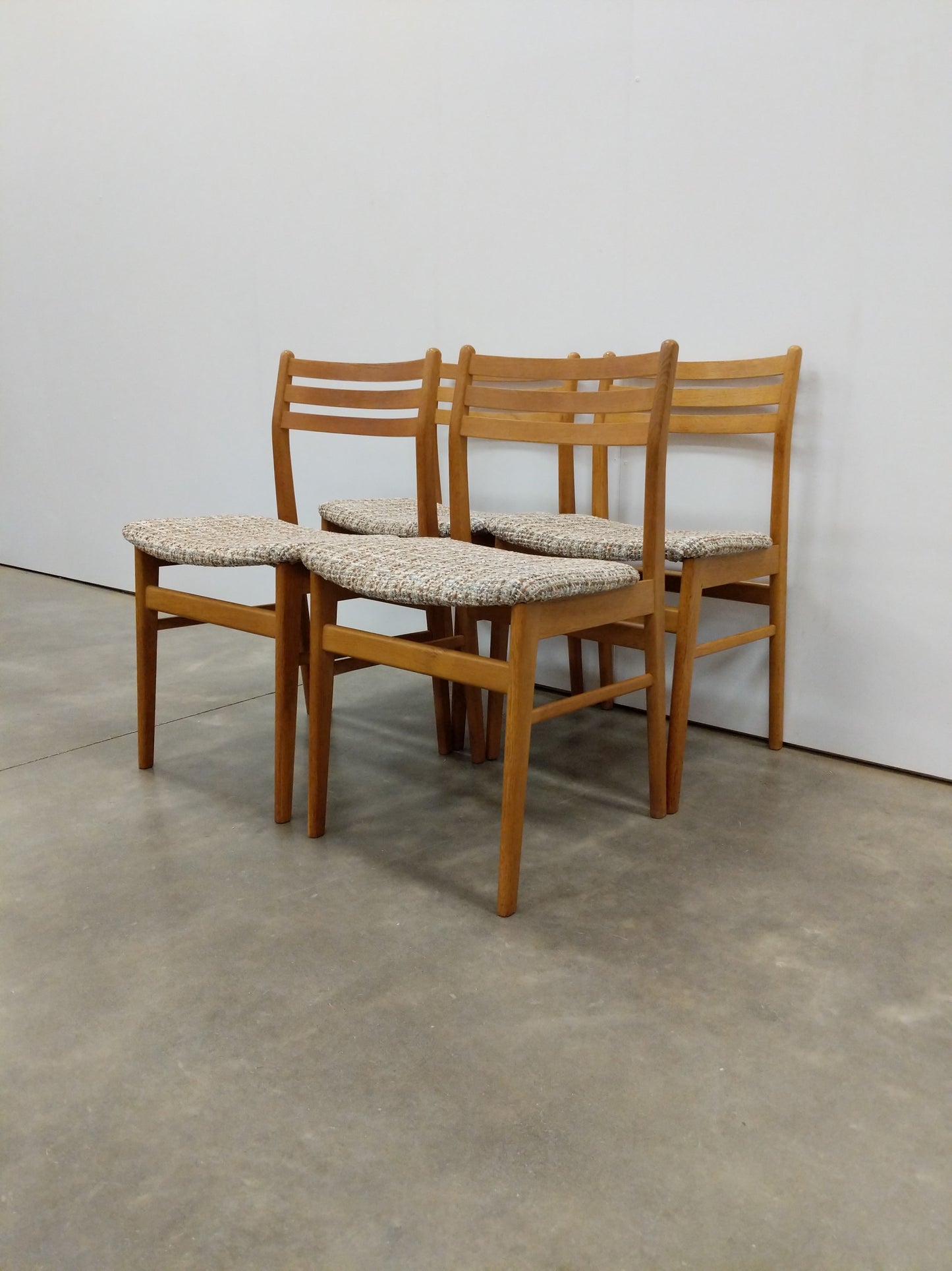 Set of 4 Vintage Danish Modern Dining Chairs by Sax Møbler