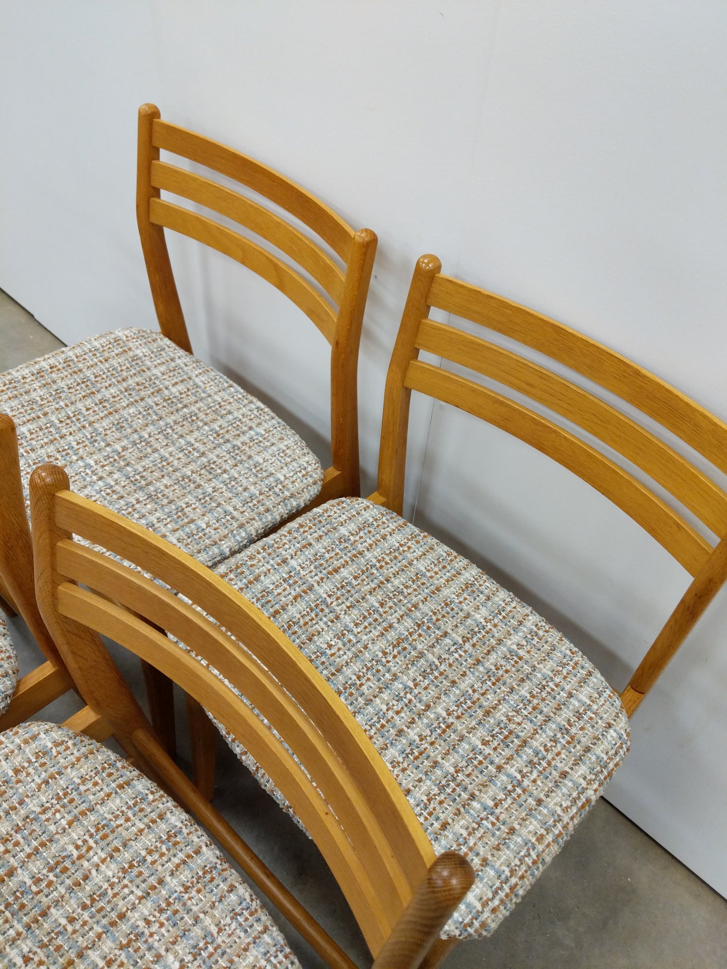Set of 4 Vintage Danish Modern Dining Chairs by Sax Møbler