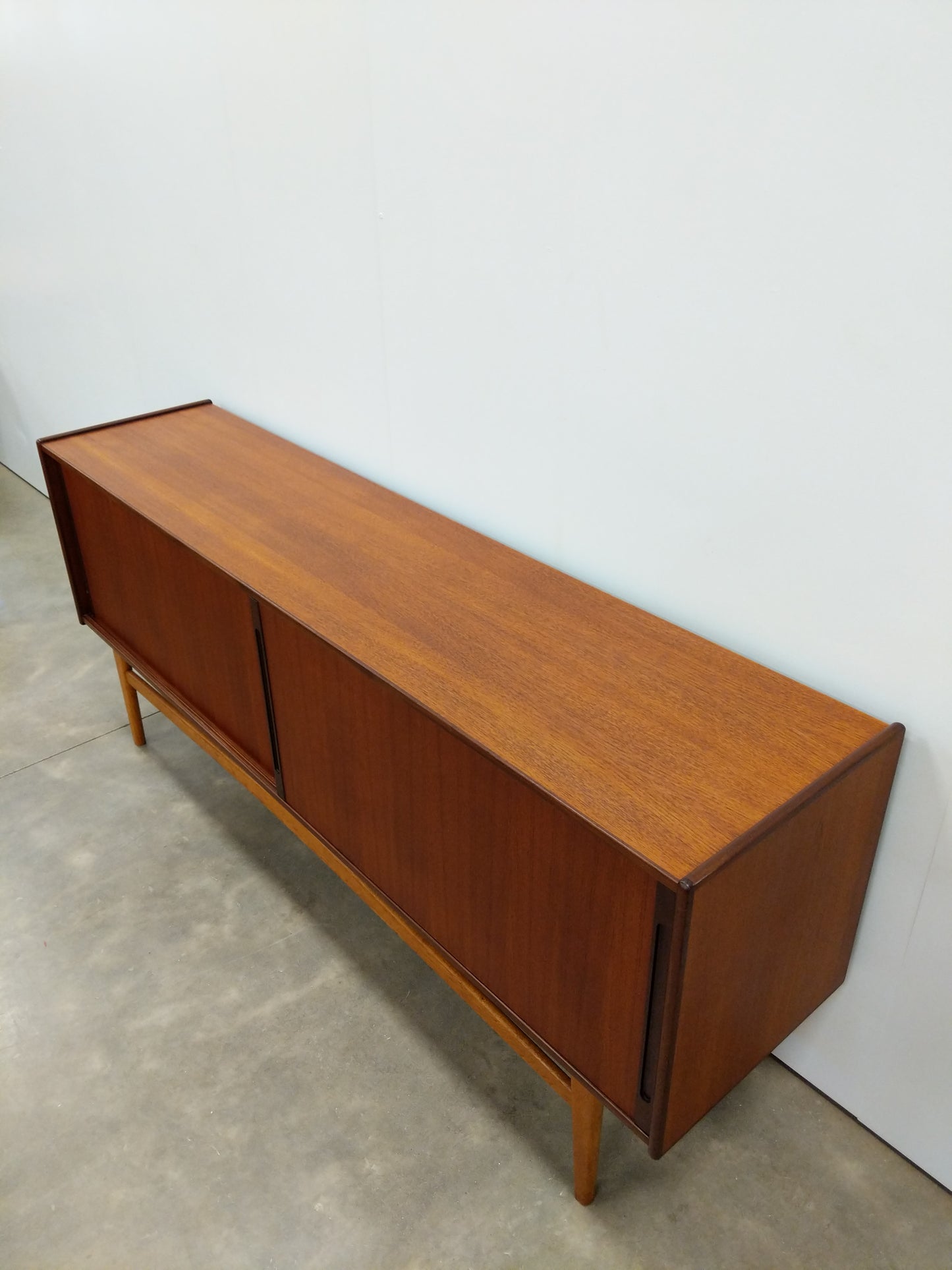 Vintage Swedish Mid Century Modern Teak Credenza by Ulferts