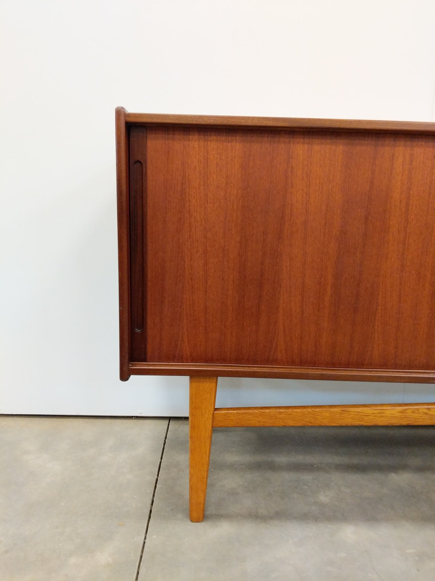 Vintage Swedish Mid Century Modern Teak Credenza by Ulferts