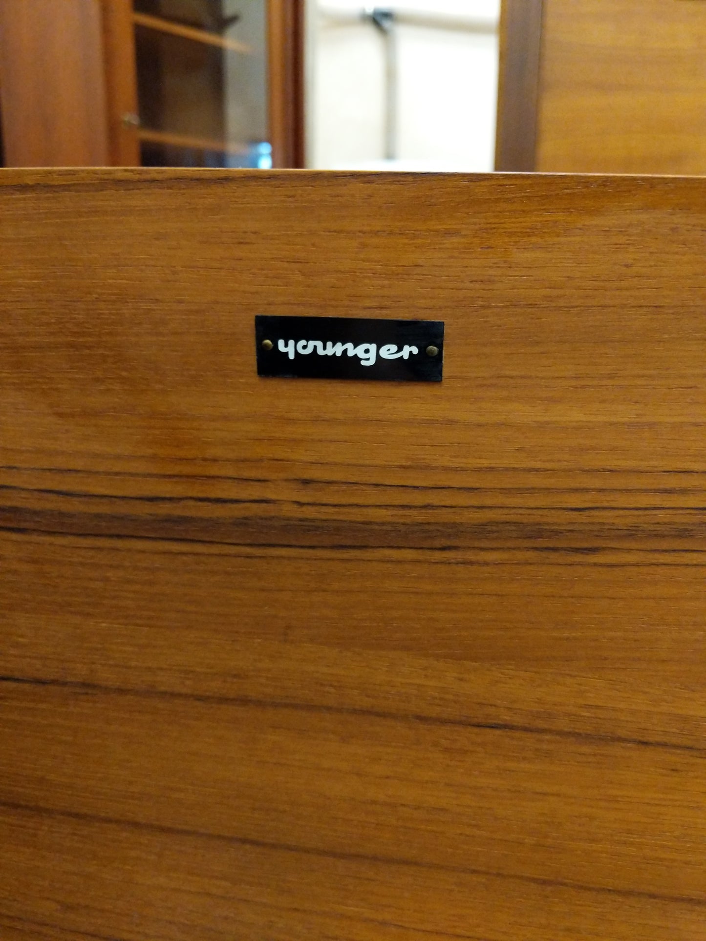 Vintage Mid Century Modern Teak Credenza by Younger