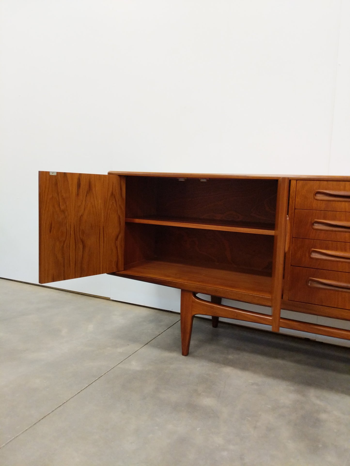 Vintage Mid Century Modern Teak Credenza by G Plan