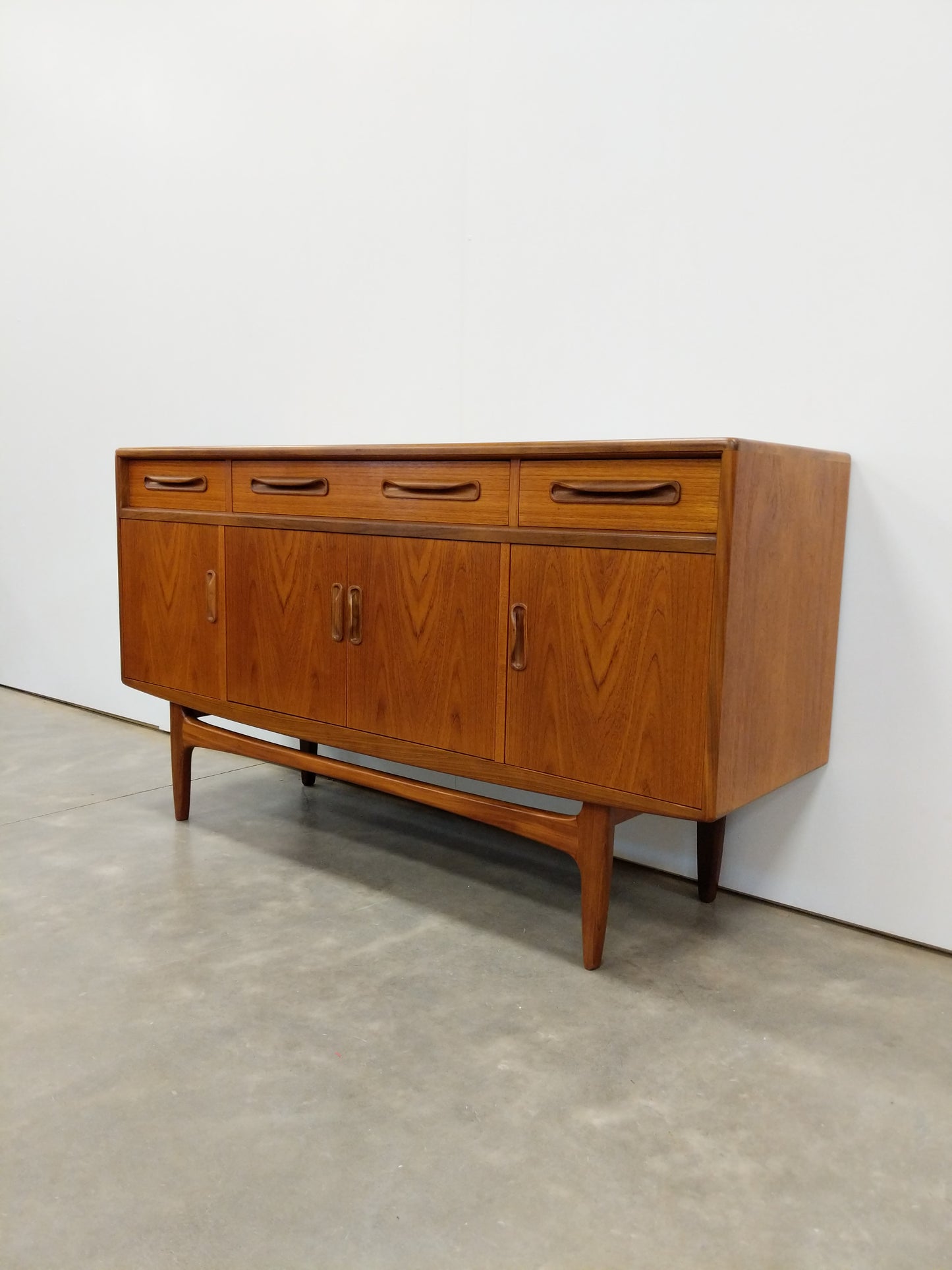Vintage Mid Century Modern Teak Credenza / Sideboard by G Plan