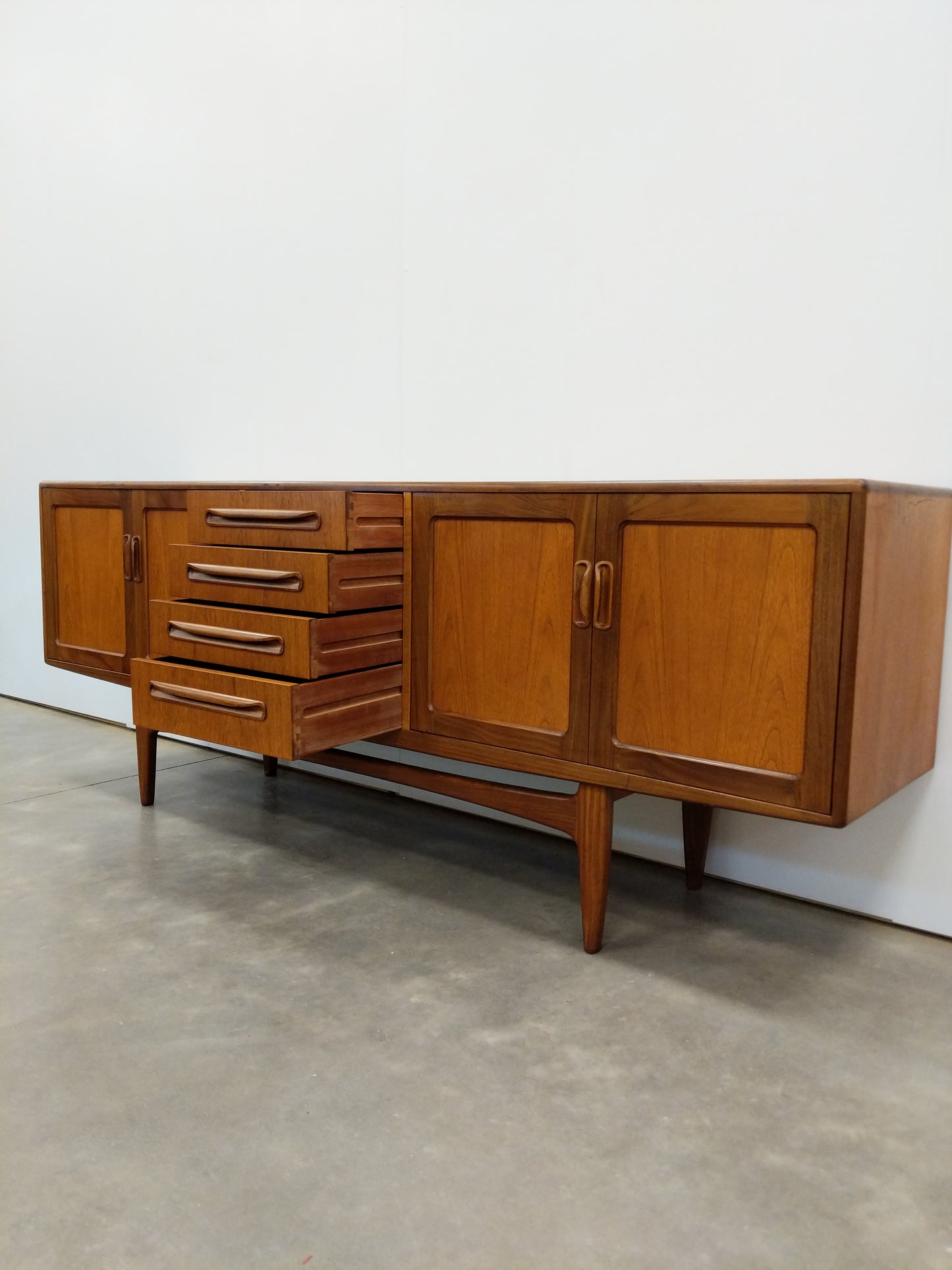 Vintage Mid Century Modern Teak Credenza by G Plan