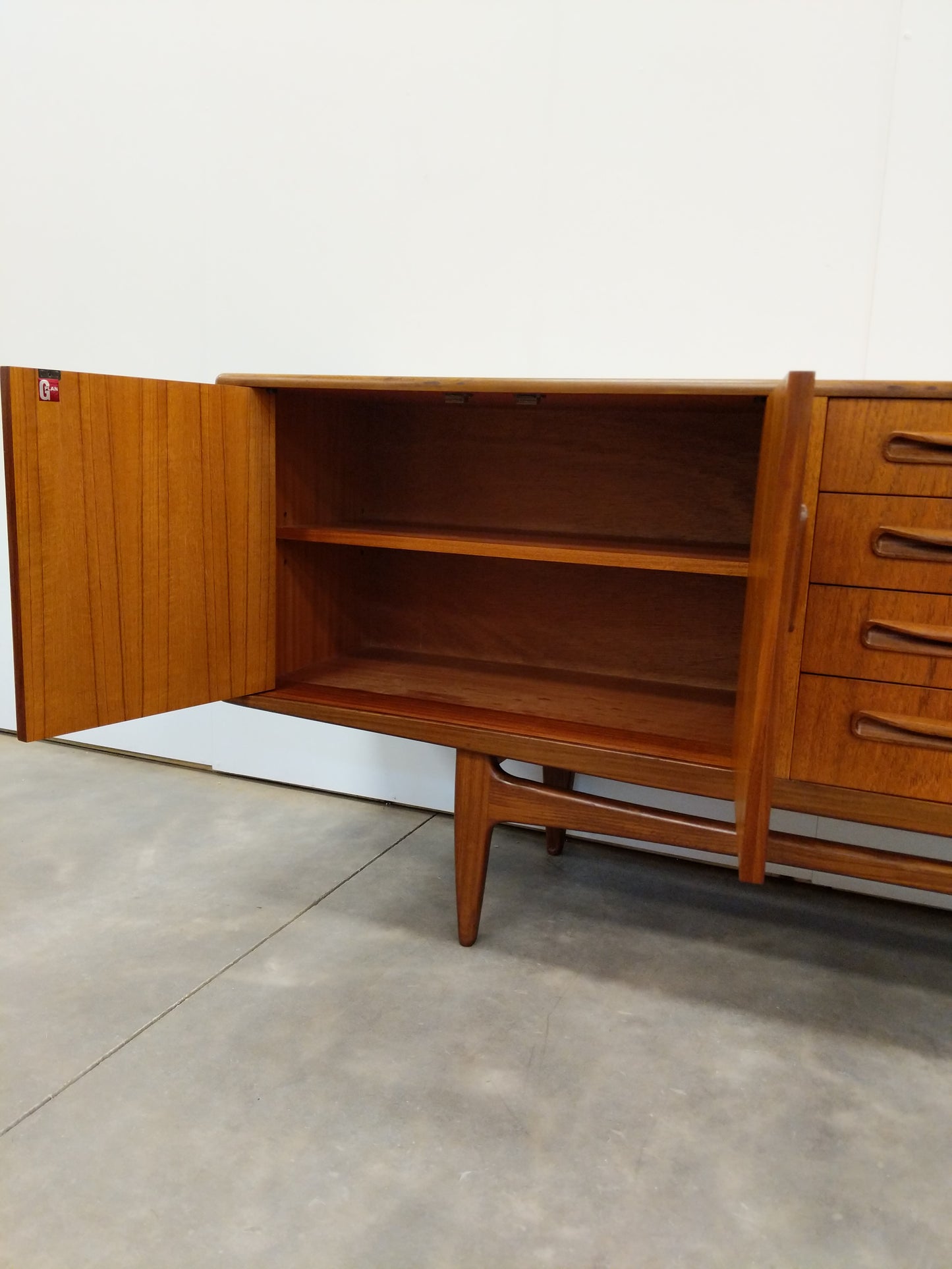 Vintage Mid Century Modern Teak Credenza by G Plan