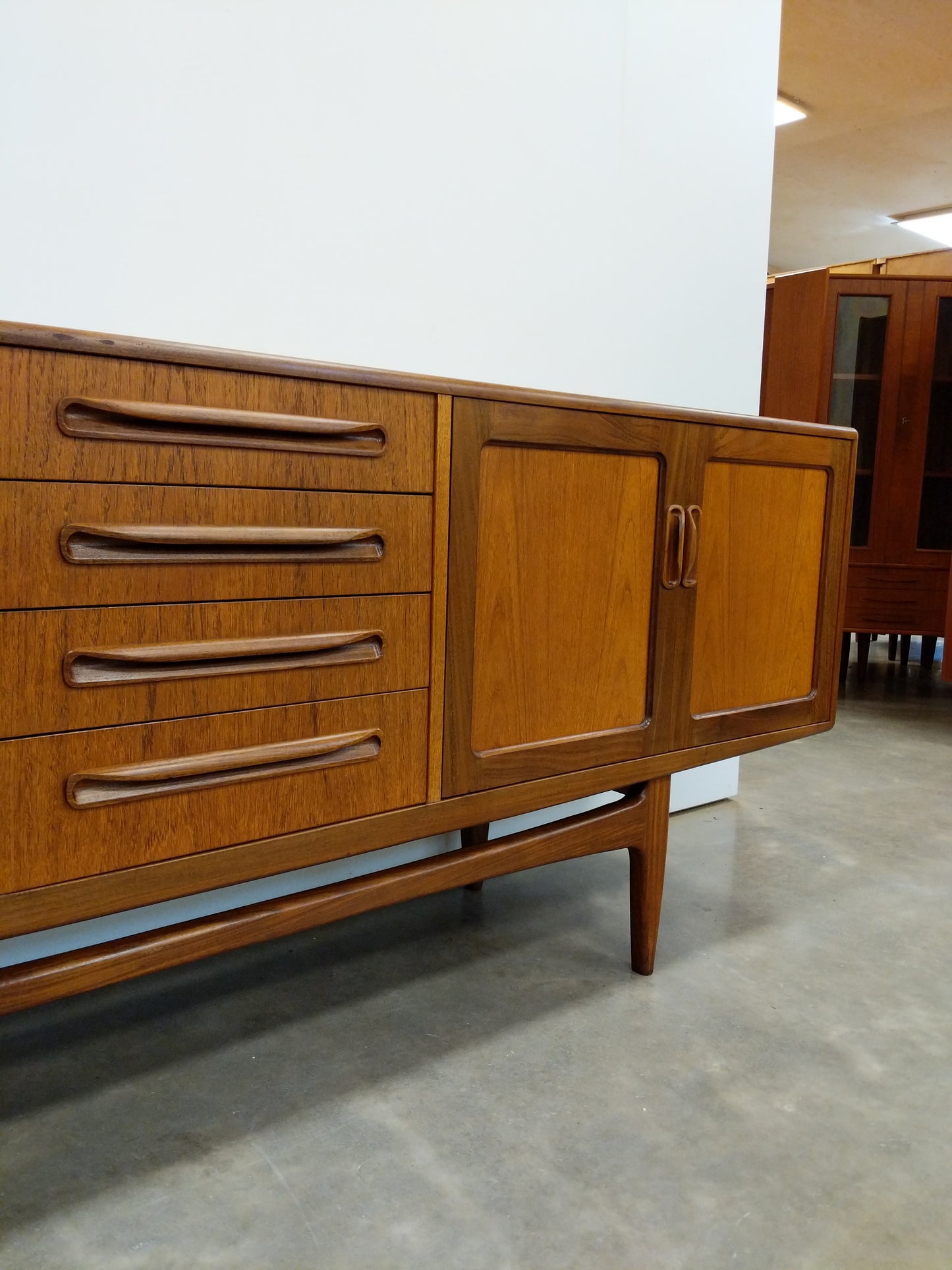 Vintage Mid Century Modern Teak Credenza by G Plan