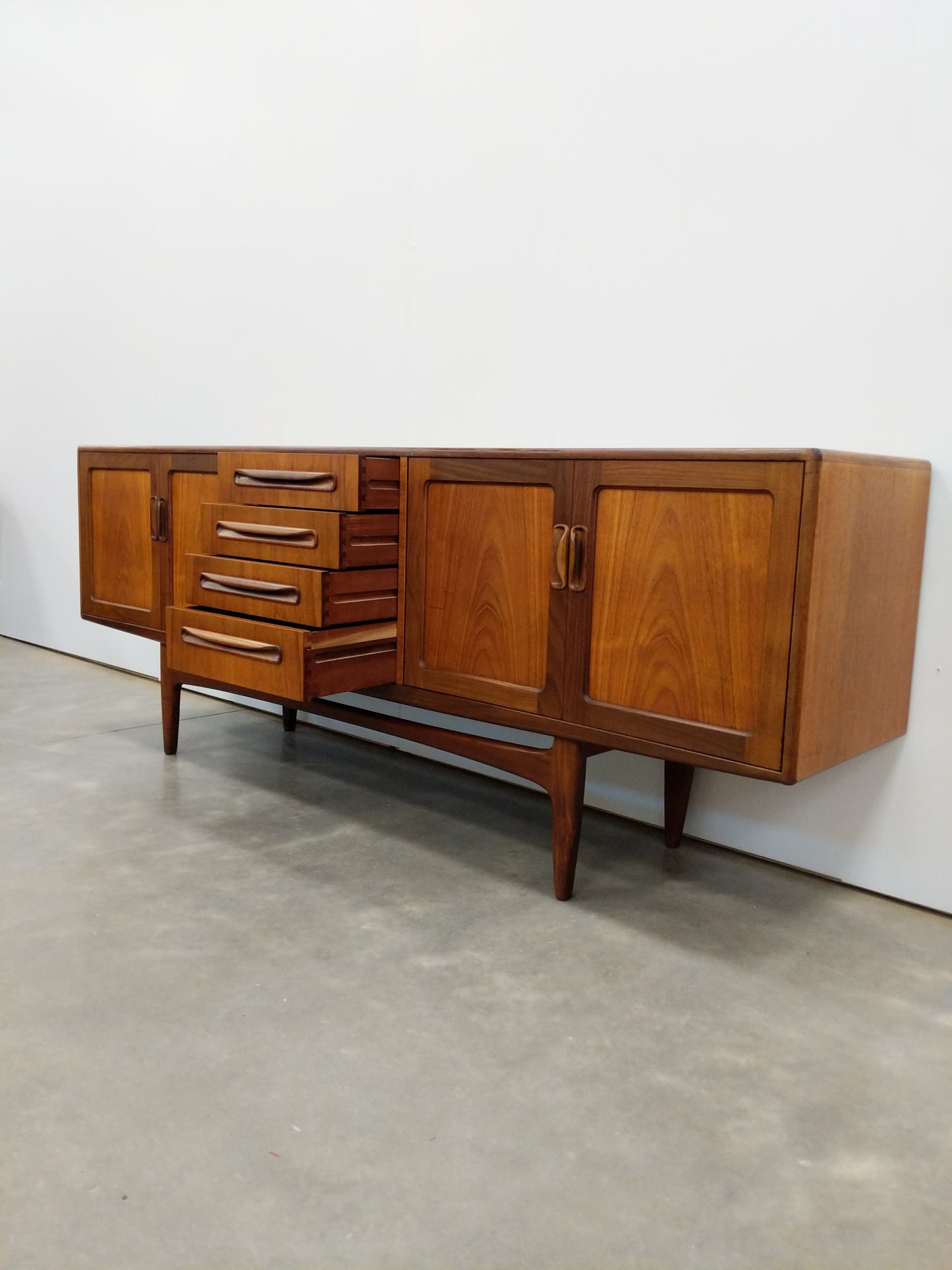 Vintage Mid Century Modern Teak Credenza by G Plan