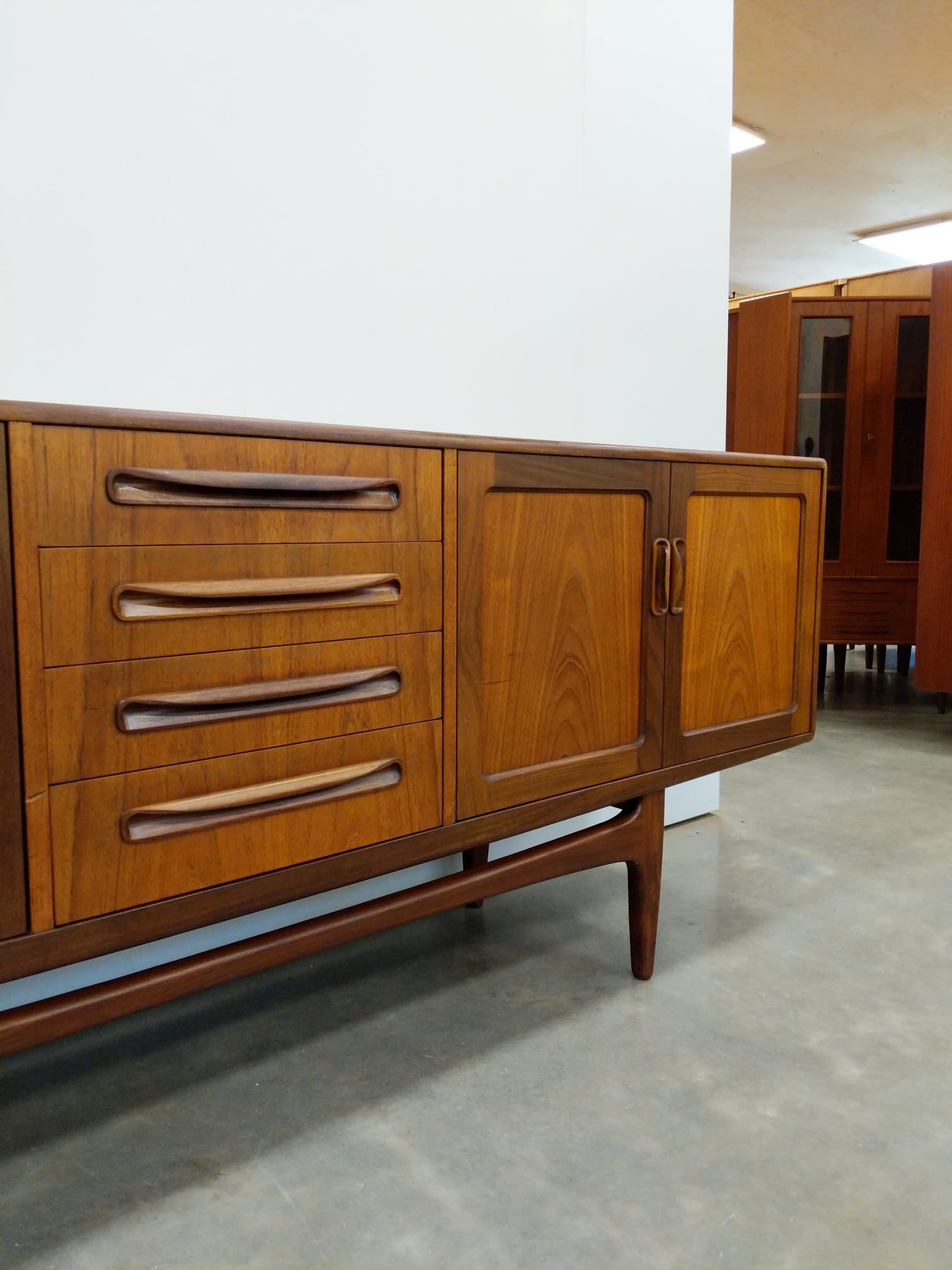 Vintage Mid Century Modern Teak Credenza by G Plan