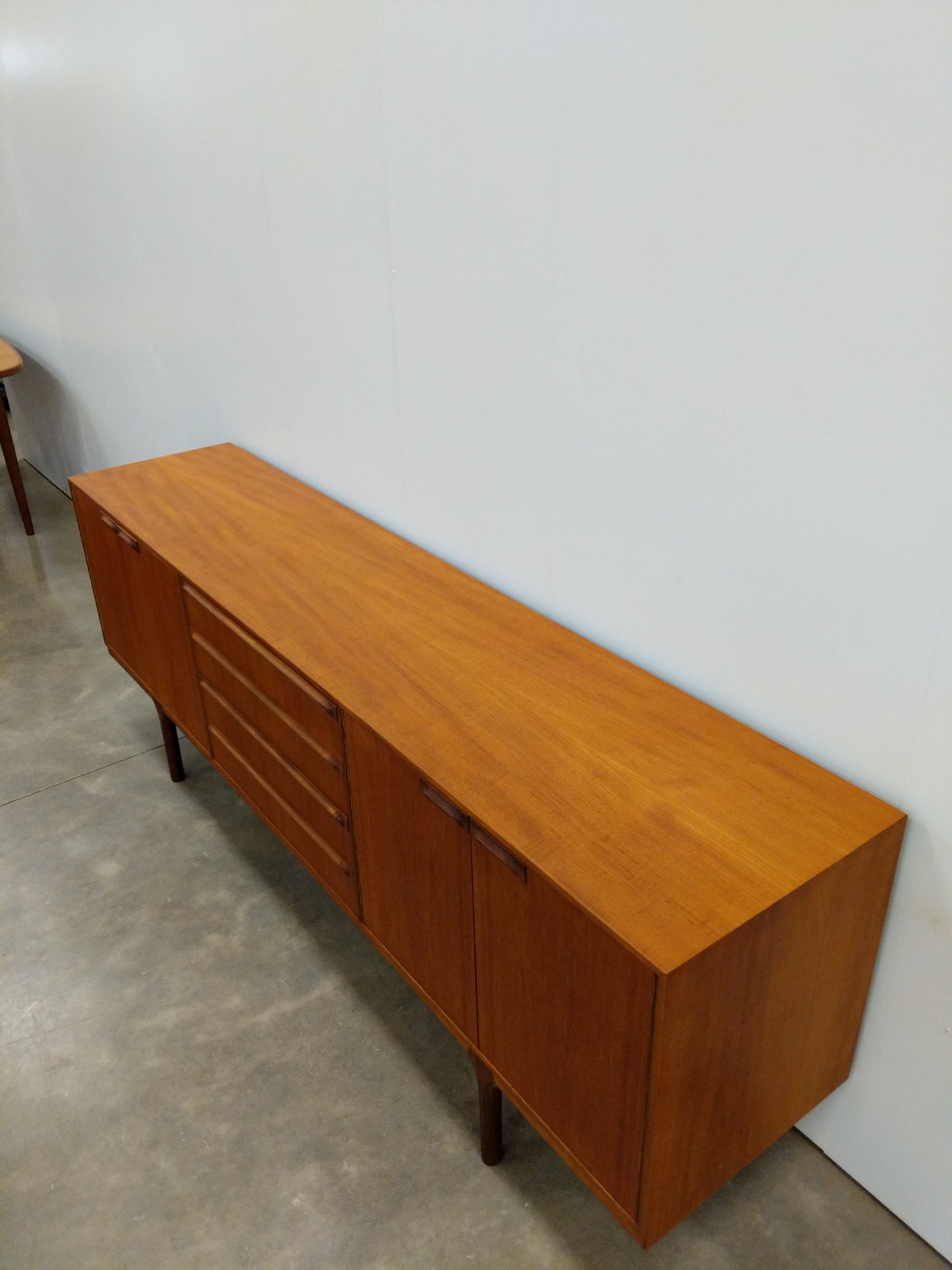 Vintage Mid Century Modern Teak Credenza by McIntosh
