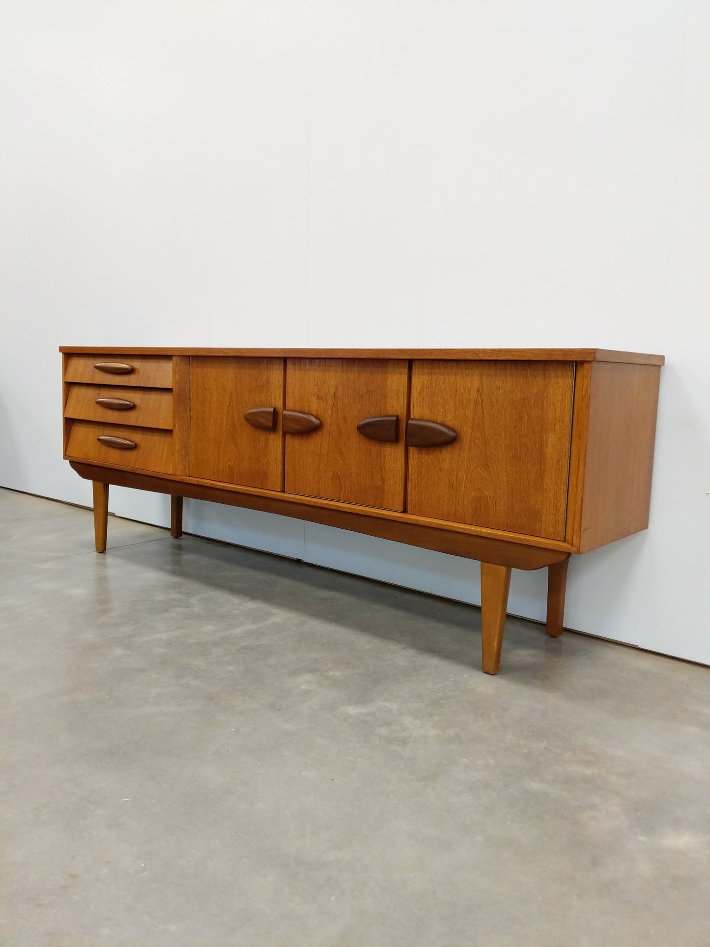 Vintage Mid Century Modern Teak Credenza by Jentique