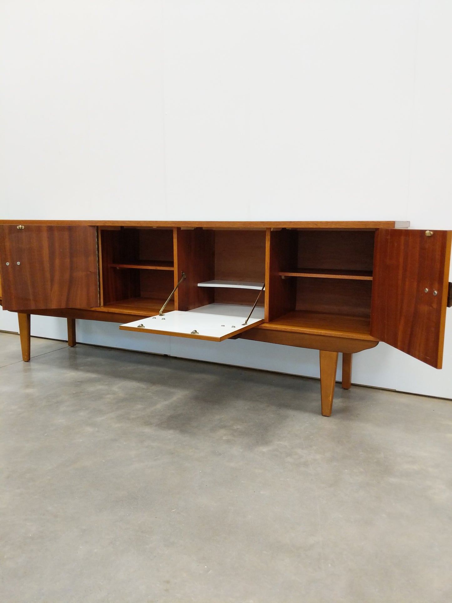 Vintage Mid Century Modern Teak Credenza by Jentique