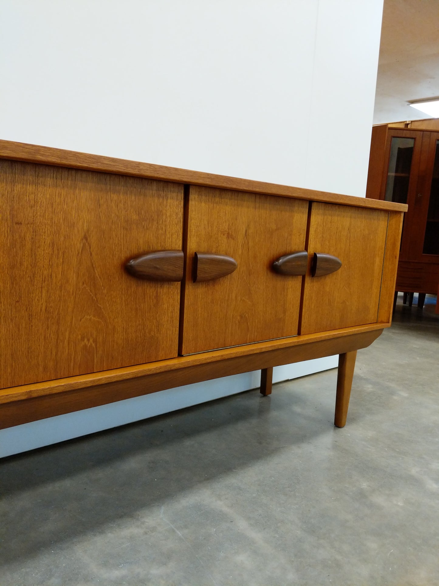 Vintage Mid Century Modern Teak Credenza by Jentique