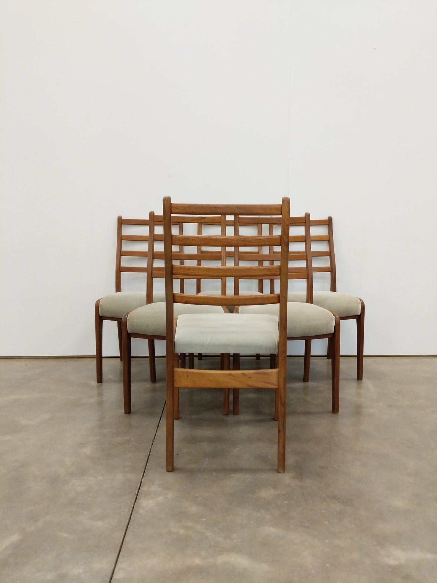 Set of 6 Vintage Mid Century Modern Dining Chairs by G Plan